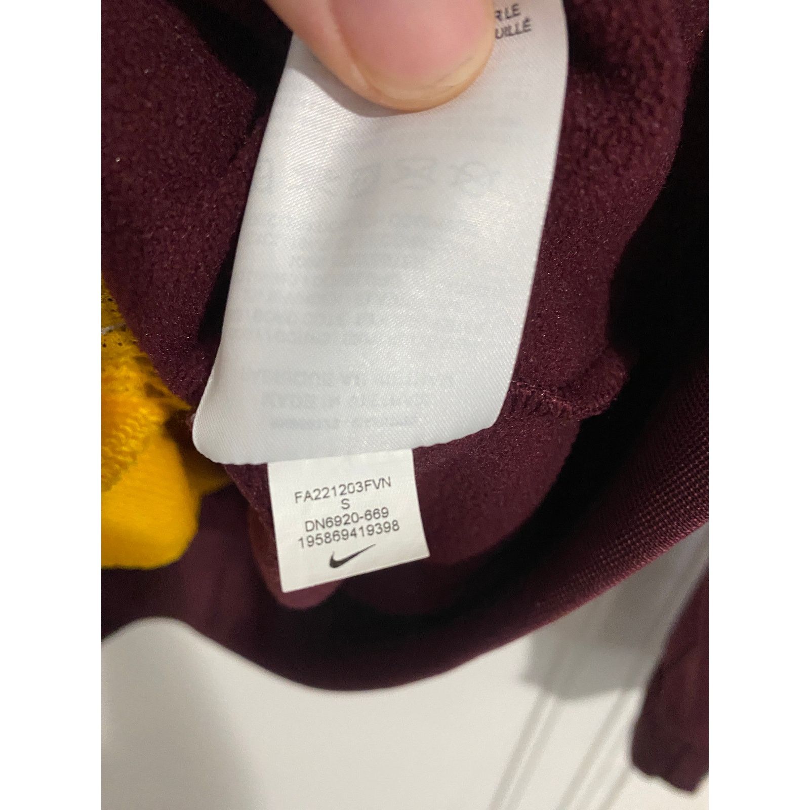 Nike Minnesota Gophers Nike Therma-Fit Hoodie Women's Small Size S / US 4 / IT 40 - 7 Thumbnail