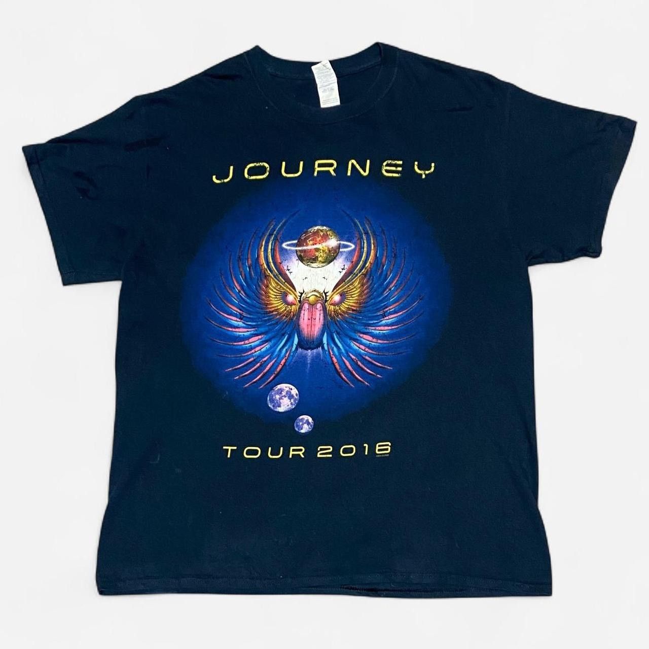 Gildan 2016 journey tour black tshirt Size US L / EU 52-54 / 3 - 1 Thumbnail