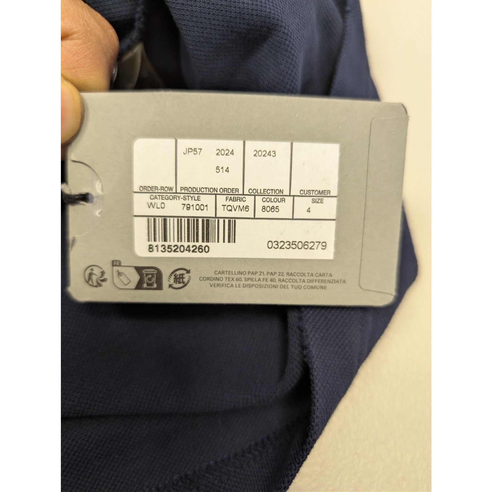 Balenciaga o1rshd1 Q:2 / Oversized Cotton Pique Polo Shirt in Navy Blue Size US XL / EU 56 / 4 - 22 Thumbnail