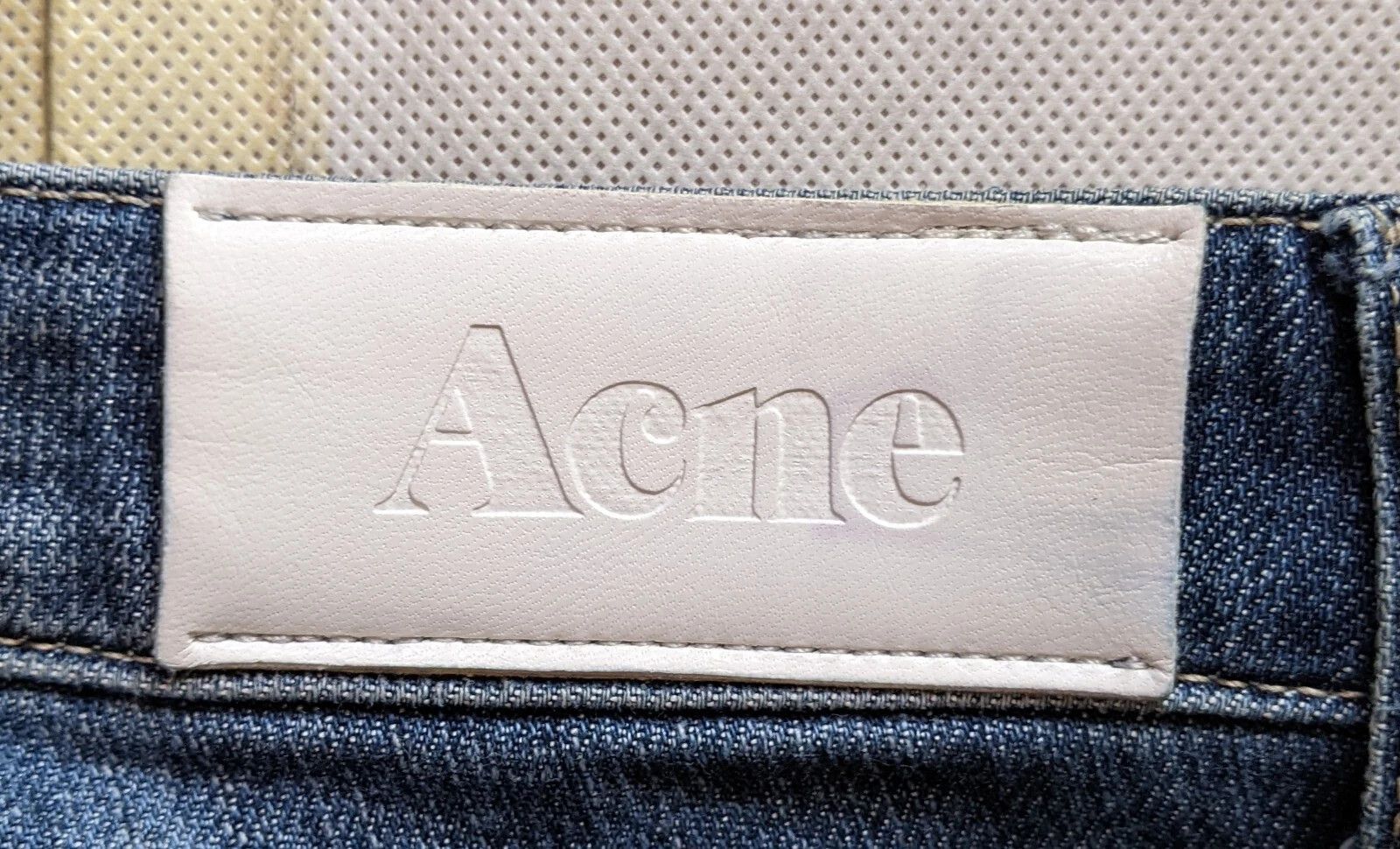 Other Acne Hex Pure Jeans 27/32 Dark Blue Stretch Made in Albania Size 27" / US 4 / IT 40 - 9 Thumbnail