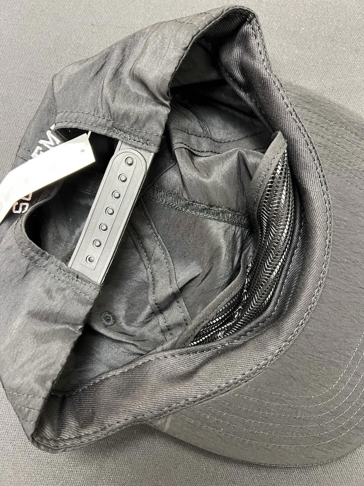 Supreme SS16 Supreme Black Satin Motion Logo Hat Size ONE SIZE - 6 Thumbnail