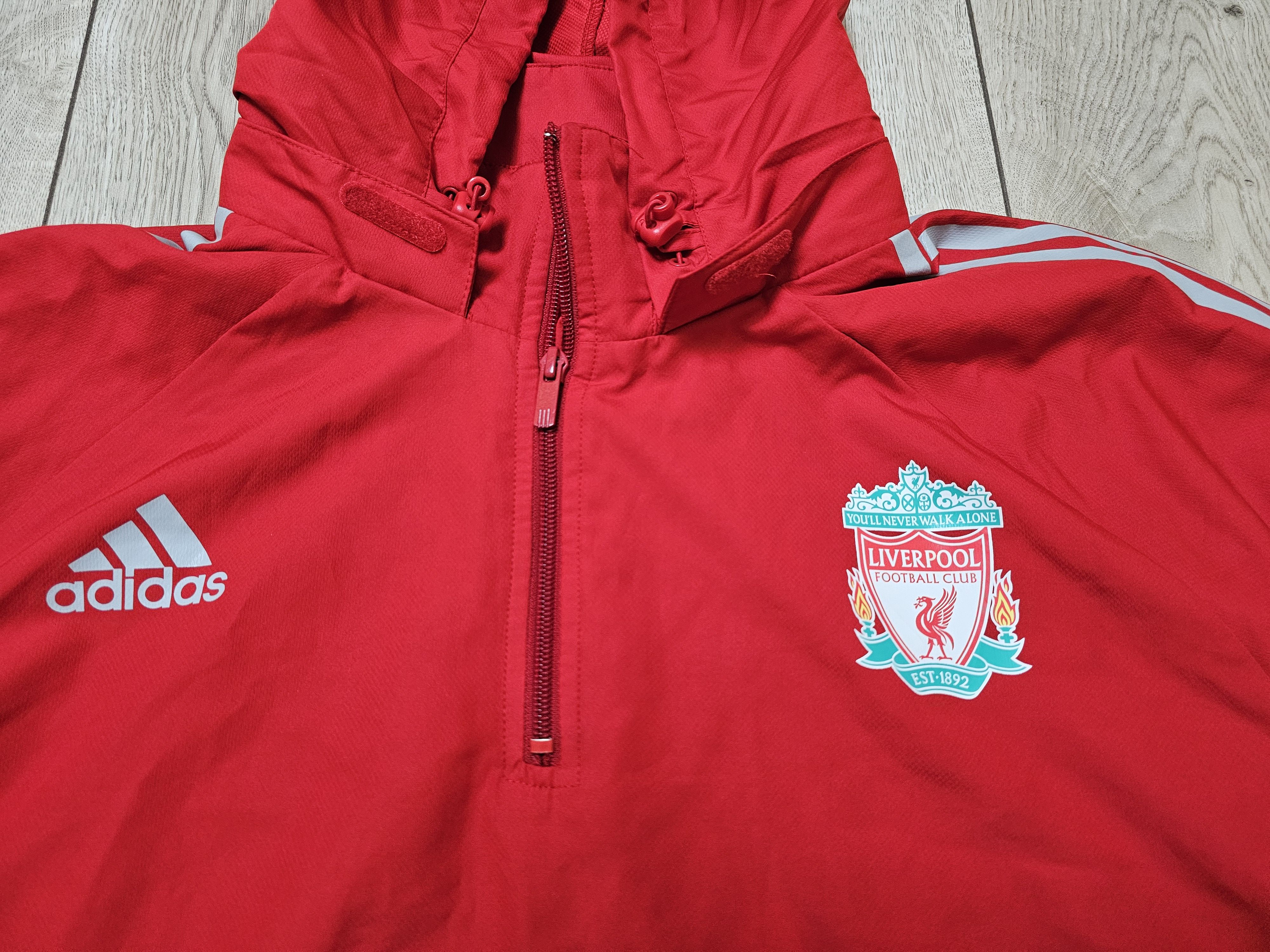 Adidas LIVERPOOL 2008 2010 FOOTBALL JACKET SOCCER JACKET TOP Size US L / EU 52-54 / 3 - 3 Thumbnail