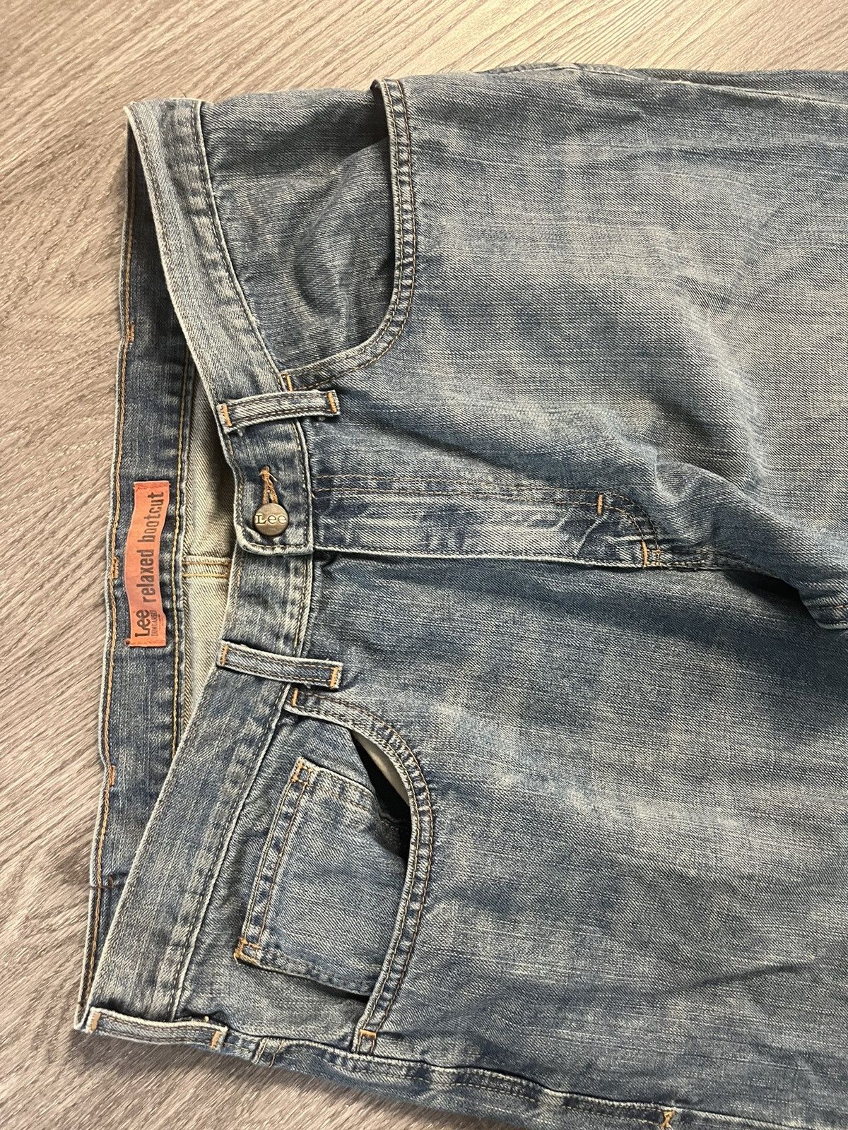 Lee × Vintage Vintage Lee Dungaree Baggy Bootcut Jean 36x32 Size US 36 / EU 52 - 2 Thumbnail