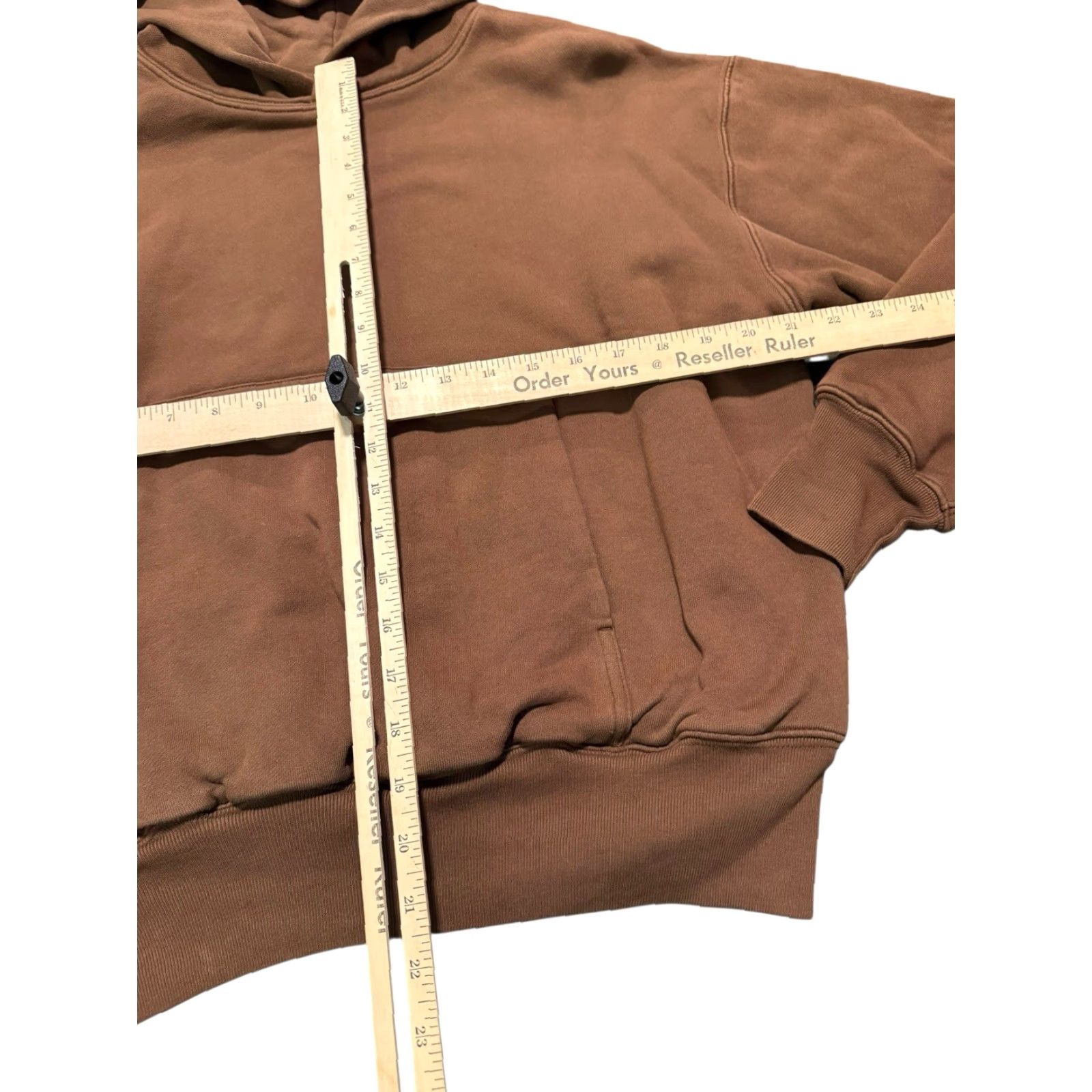 Gap Yeezy YZY Gap Double Layered Pullover Crop Perfect Hoodie Mens S Brown Size US S / EU 44-46 / 1 - 7 Thumbnail