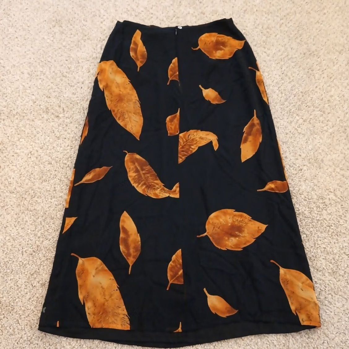 Vintage Vantana Skirt Maxi Long Silk Lined Black Floral 12 Women's Regular Size 12 Maxi Skirt Womens Size 34" / US 12 / IT 48 - 6 Thumbnail