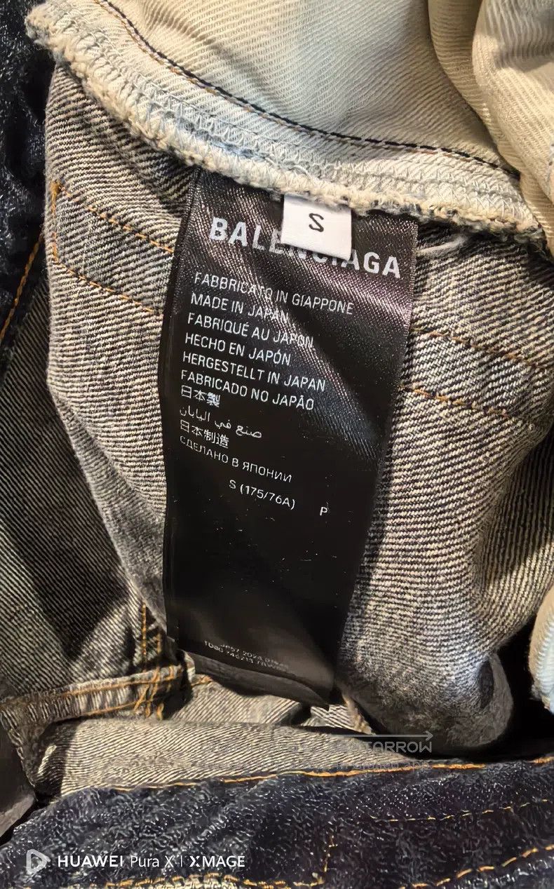 Balenciaga Balenciaga size S Washed Denim Pants Size US 27 - 5 Thumbnail
