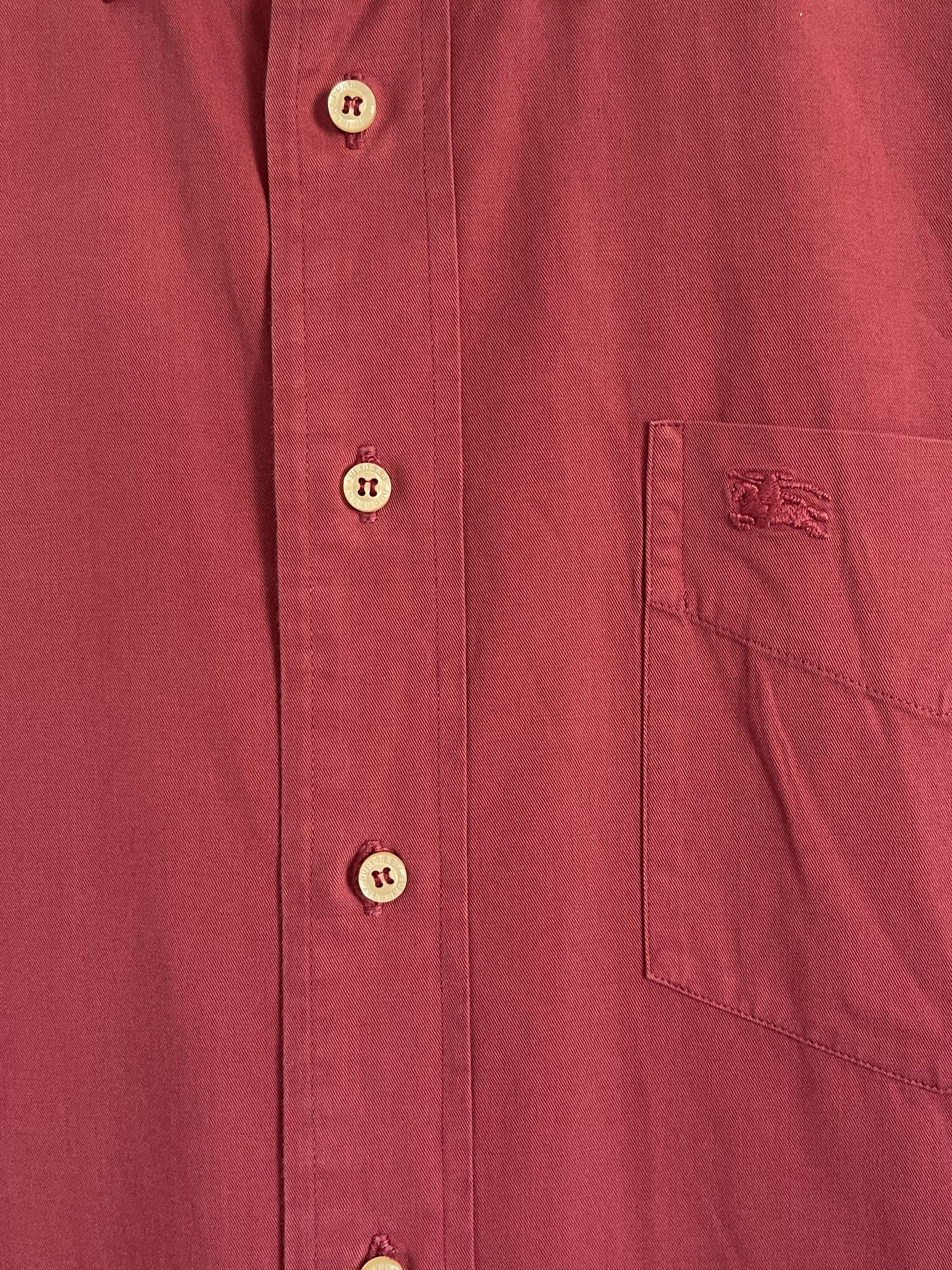 Burberry 🔥 shirt Burberry London red burgundy Size US M / EU 48-50 / 2 - 5 Thumbnail