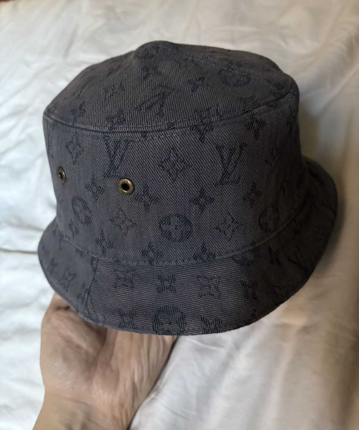 Louis Vuitton Louis Vuitton Denim Bucket hat Size ONE SIZE - 1 Thumbnail