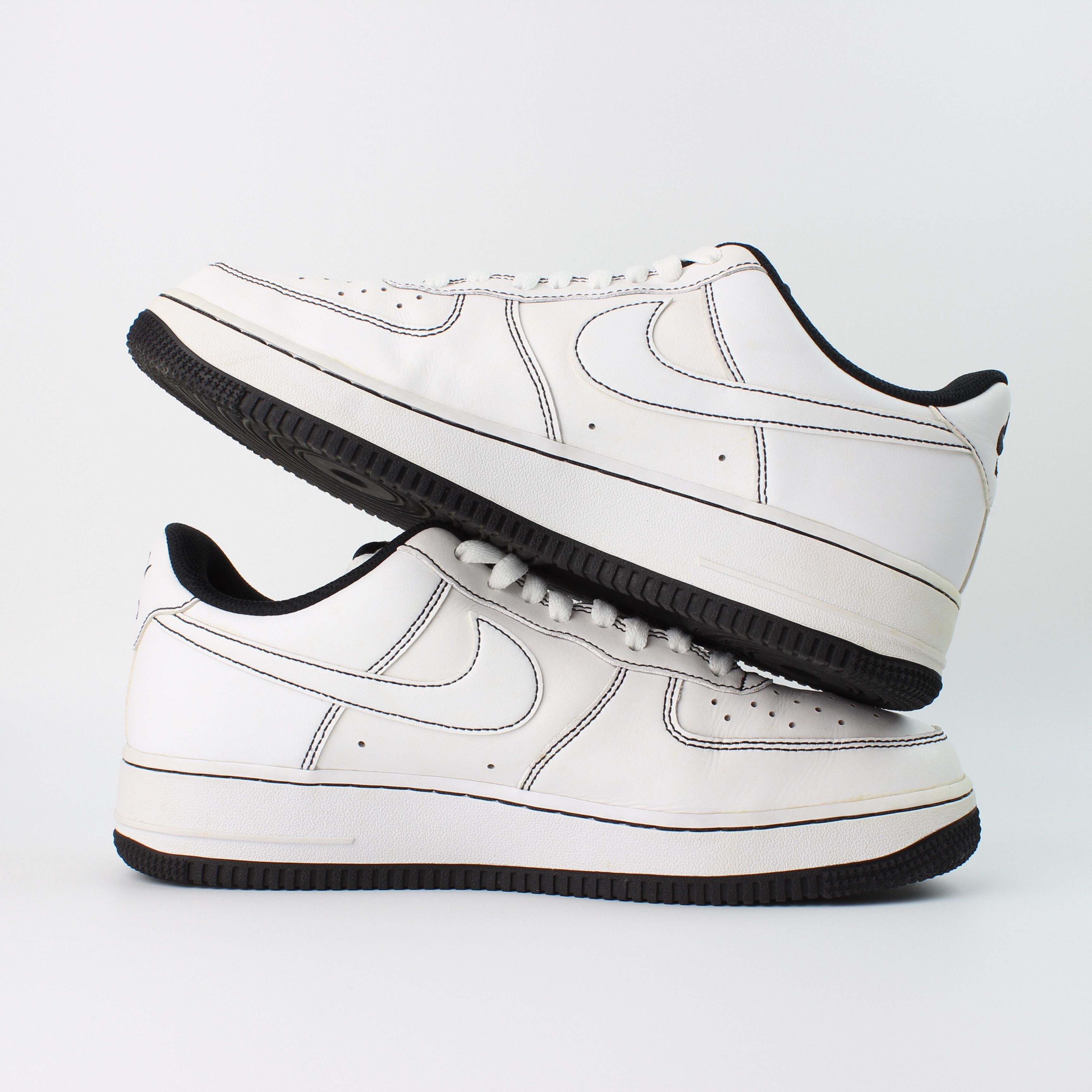 Nike Nike Air Force 1 '07 Stitch Black CV1724-104 Size US 9.5 / EU 42-43 - 4 Thumbnail
