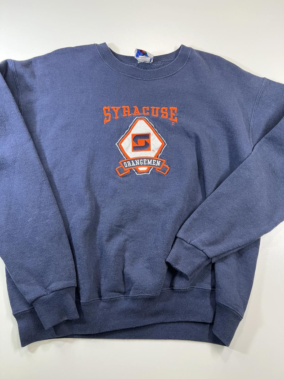 Other Vintage Syracuse Orangemen Navy Blue Crewneck Sweatshirt Size US M / EU 48-50 / 2 - 1 Thumbnail