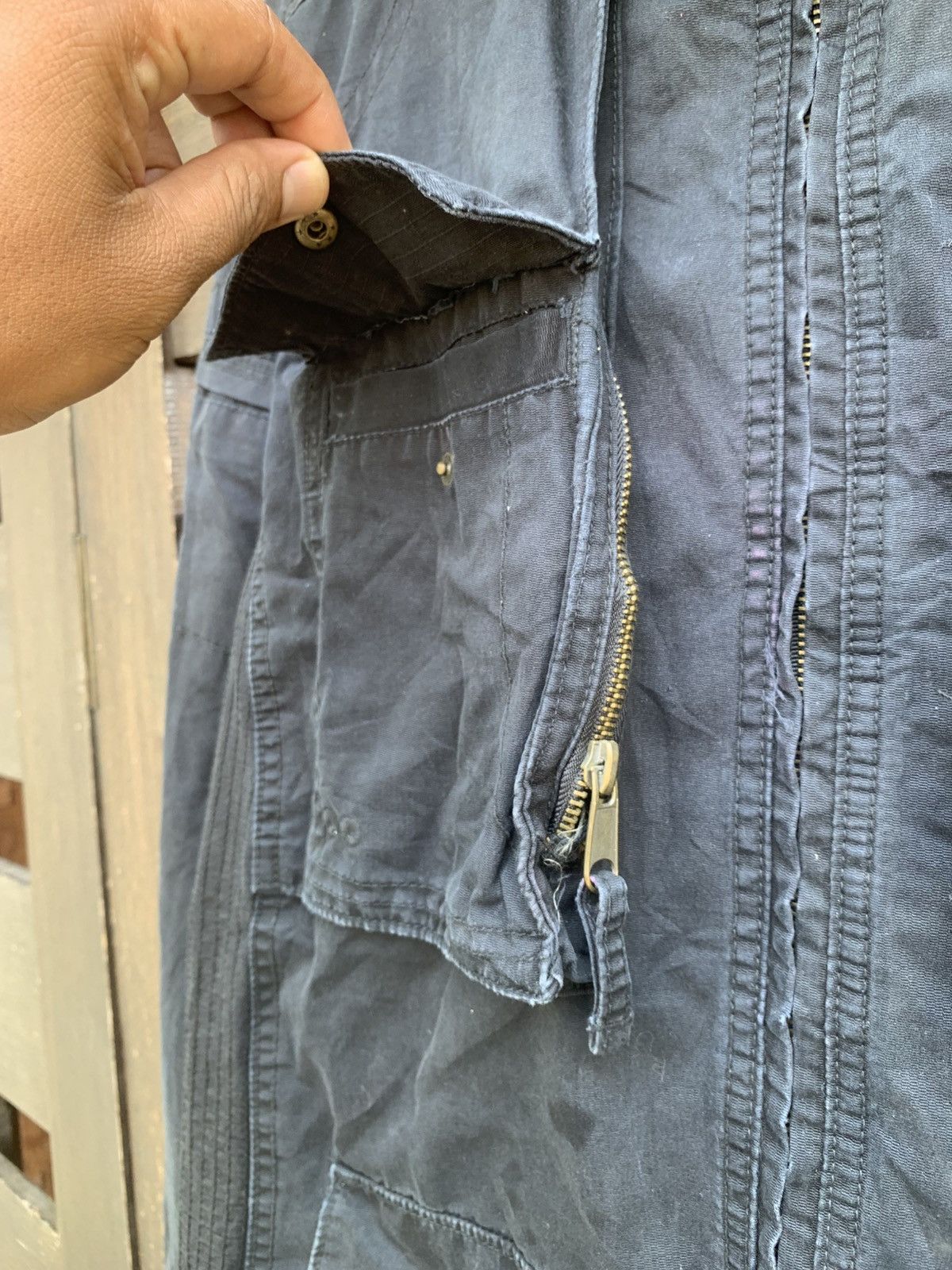 Ma+ Japanese Raw Washed Utility Multi Pocket Jacket Size US XL / EU 56 / 4 - 6 Thumbnail