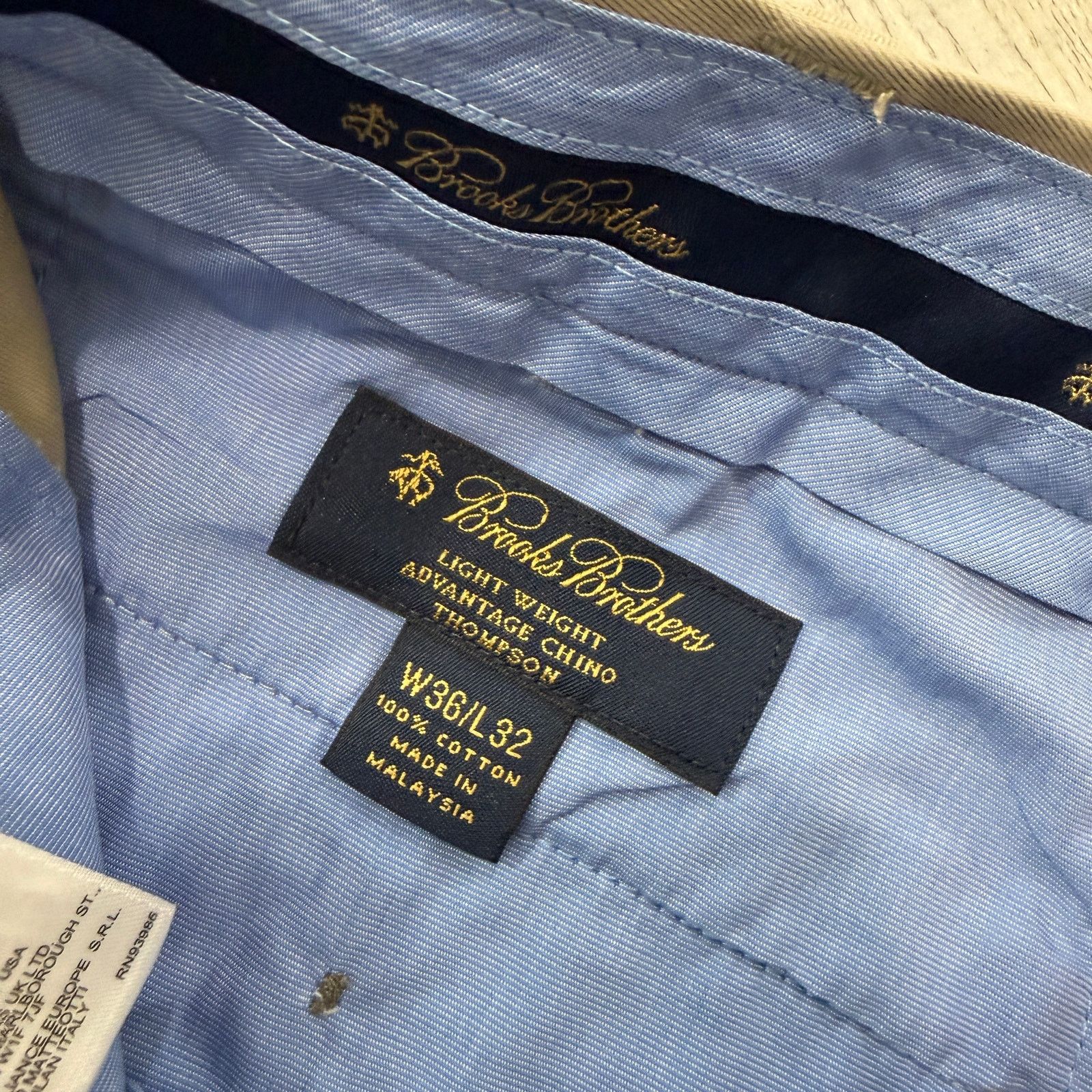 Brooks Brothers Brooks Brothers Lightweight Advantage Chino Milano Pants Size US 36 / EU 52 - 5 Thumbnail
