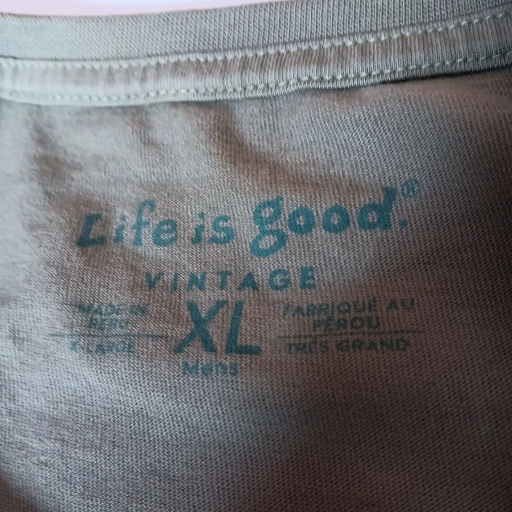 Life is Good Life is Good Shirt Men XL Explore Long Sleeve Army Green Hiking Nature NEW READ Vintage Size US XL / EU 56 / 4 - 5 Thumbnail