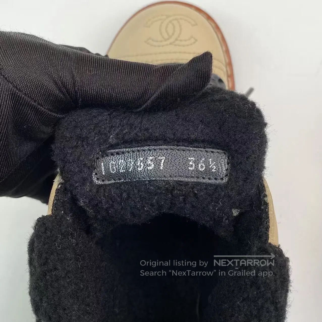 Chanel Chanel Brown checkerboard dark pattern logo snow boots| Size US 6 / IT 36 - 7 Thumbnail