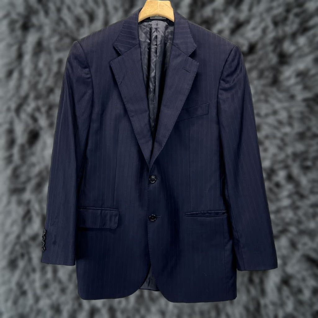 Cremieux Cremieux Loro Piana 39R Mens 2 Button 160's Wool Blazer Suit Coat Navy Size 40R - 1 Thumbnail