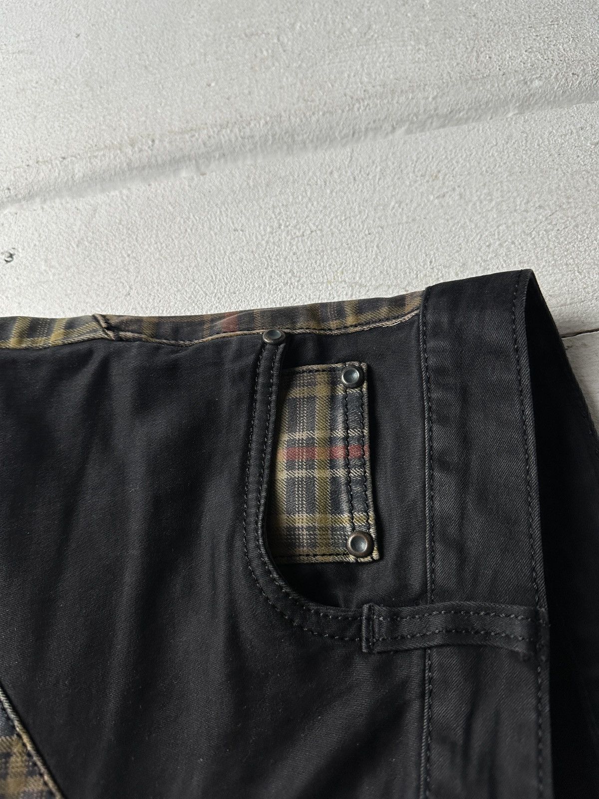 Japanese Brand 🚨Japanese Cosmo Lupo Baggy Distressed Opium Punk Jeans Owens Size US 32 / EU 48 - 6 Thumbnail