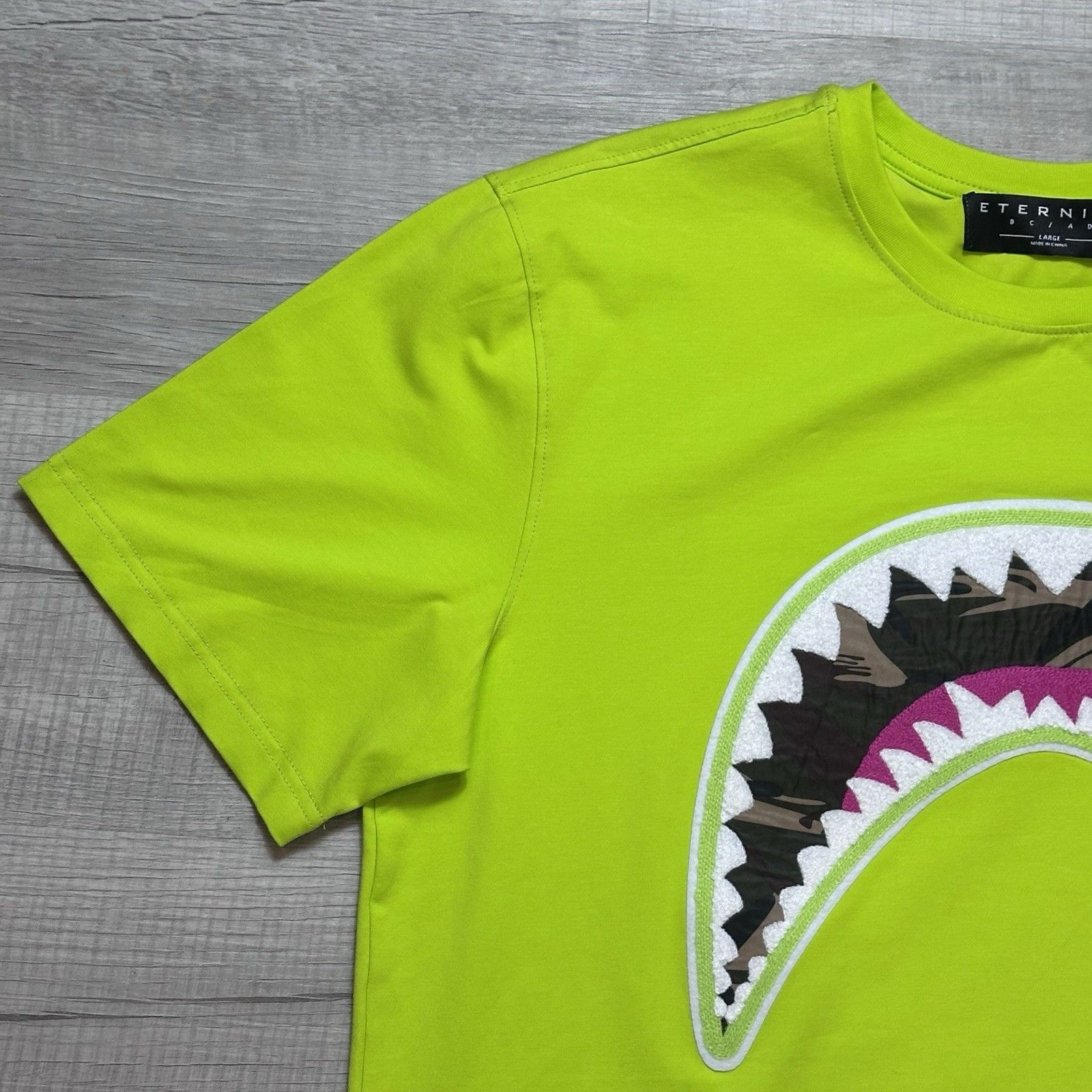 Other Eternity BC/AD Mens Volt Shark Mouth Crew Neck Pullover Tee Size US L / EU 52-54 / 3 - 6 Thumbnail