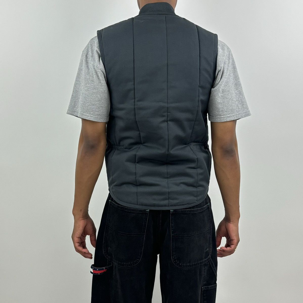 Japanese Brand × Vintage vintage 90s Utility Workwear zip-up vest Size US S / EU 44-46 / 1 - 11 Thumbnail