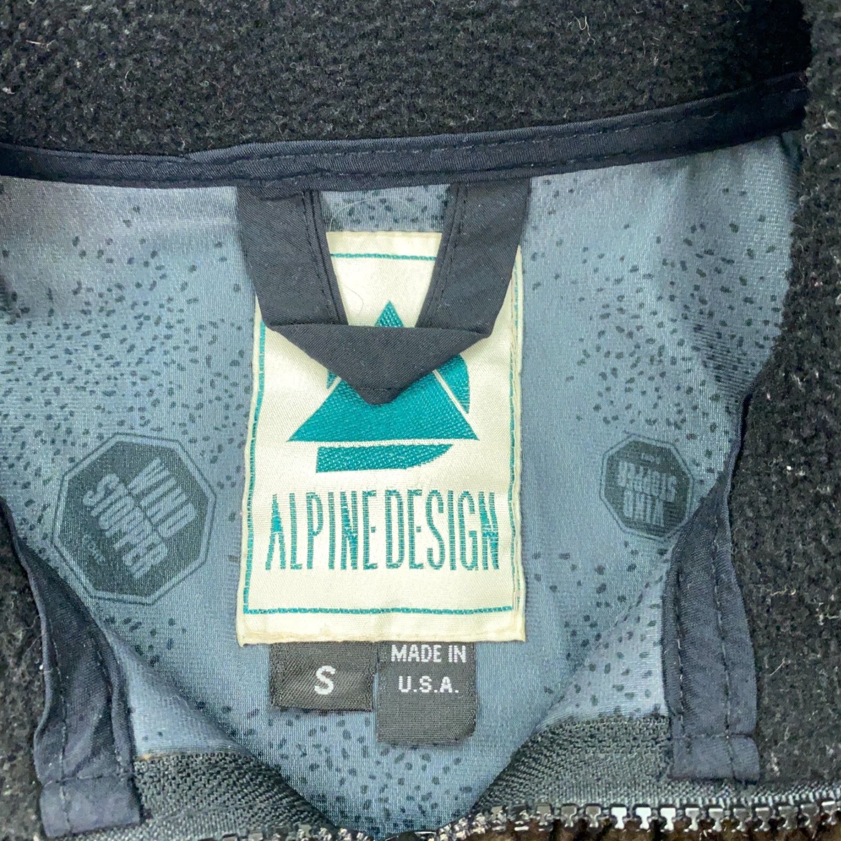 Vintage Alpine Design Womens Jacket Small Brown Fleece Wind Stopper Made In USA Size S / US 4 / IT 40 - 5 Thumbnail