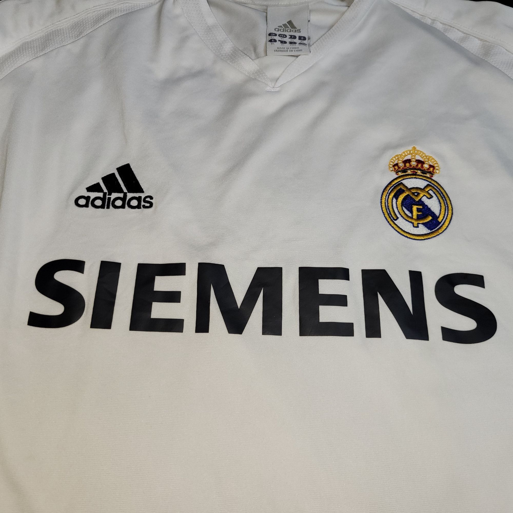 Adidas Zidane Real Madrid UEFA 2005 2006 Long Sleeve Soccer Jersey Size US XL / EU 56 / 4 - 3 Thumbnail