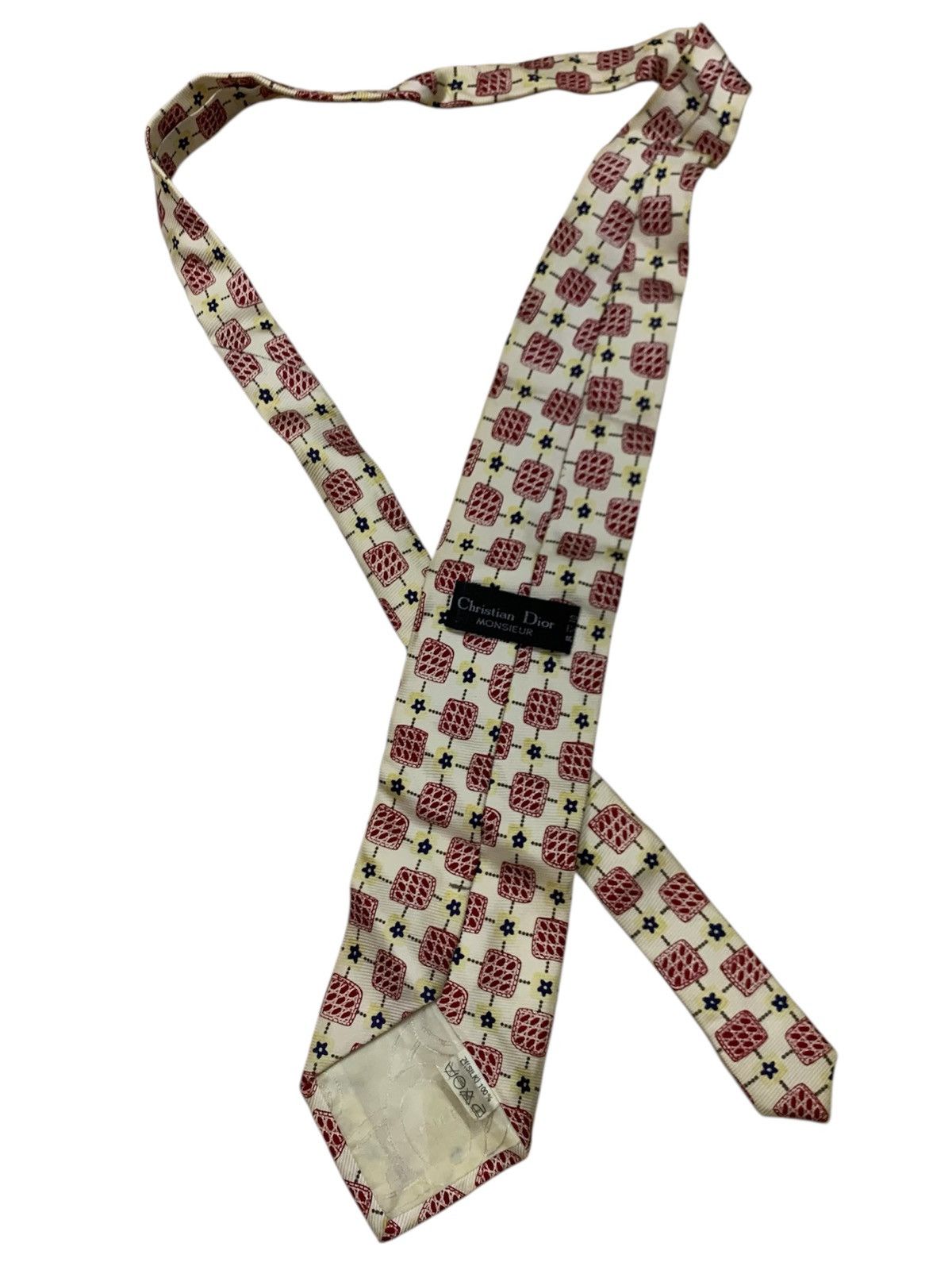 Designer Christian Dior Monsieur neck tie Size ONE SIZE - 2 Thumbnail