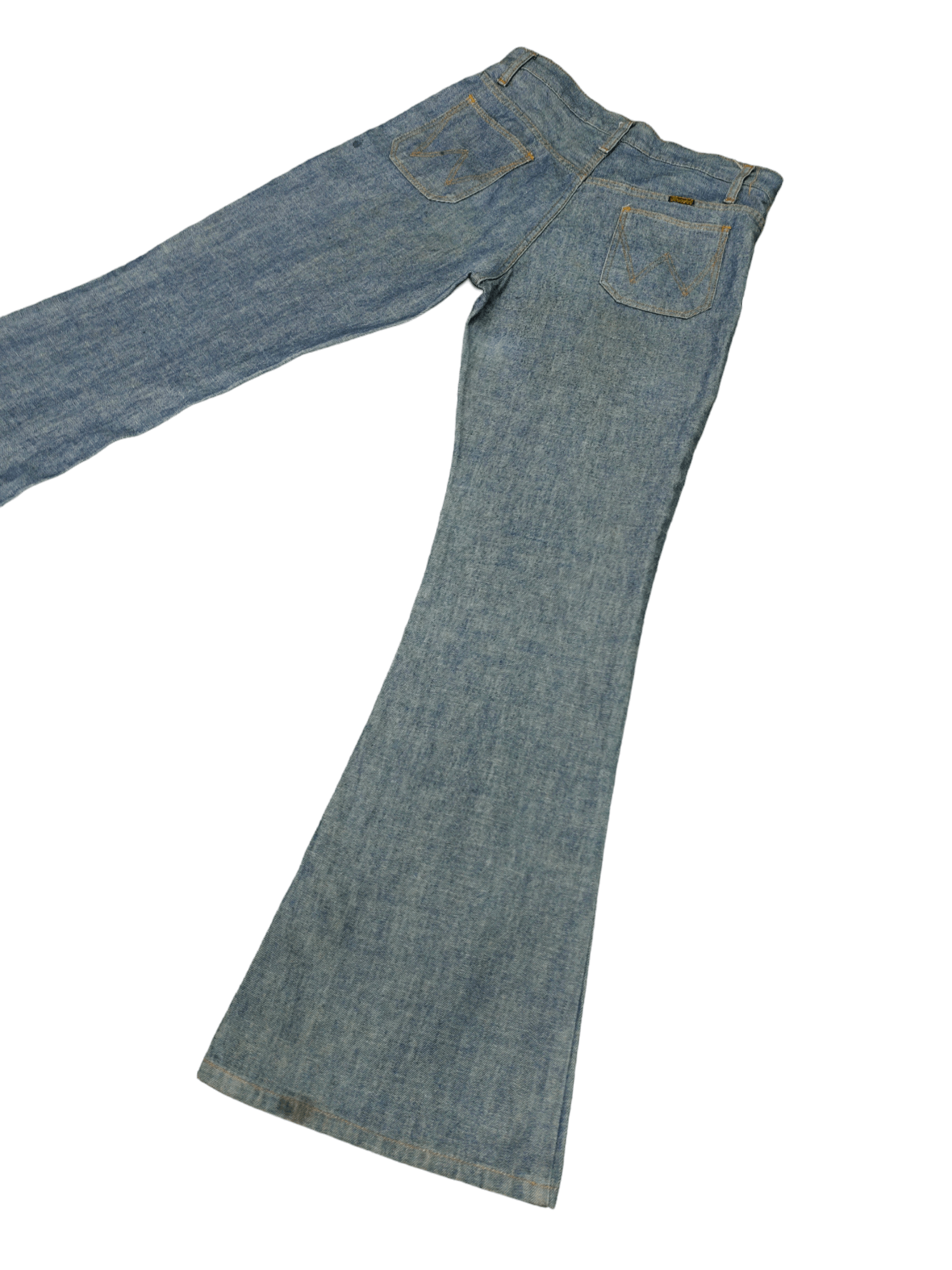If Six Was Nine Flare Jeans Wrangler Denim Boot Cut Bell Bottom Size US 31 - 15 Thumbnail