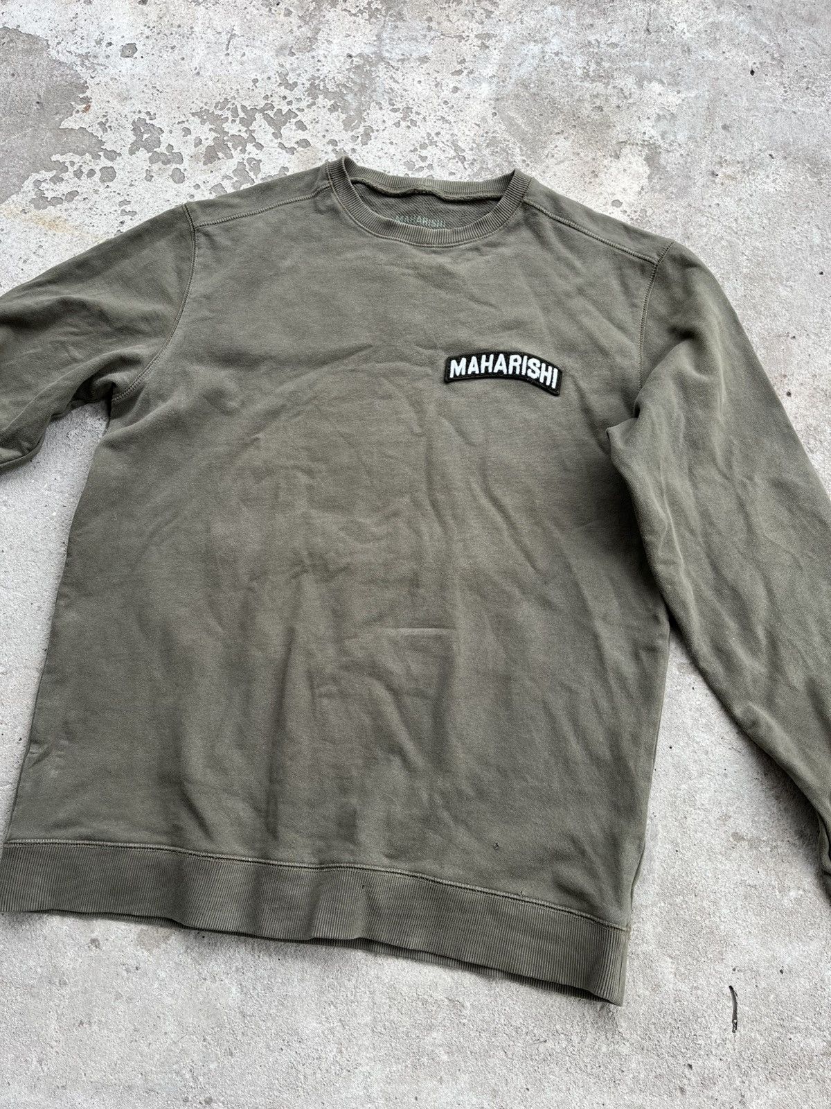 Maharishi Maharishi Vintage Big Embroidered Logo Crewneck Sweatshirt Size US XXL / EU 58 / 5 - 11 Thumbnail