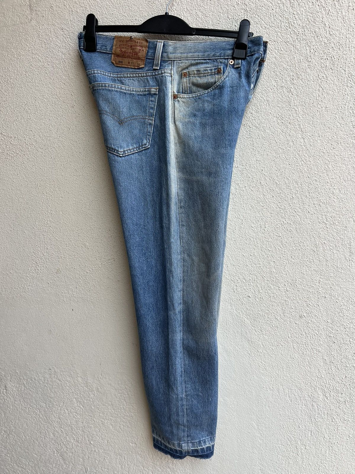 Levi's Vintage 1994 Levi’s 501 Sun Faded Denim Jeans Size US 32 / EU 48 - 20 Thumbnail