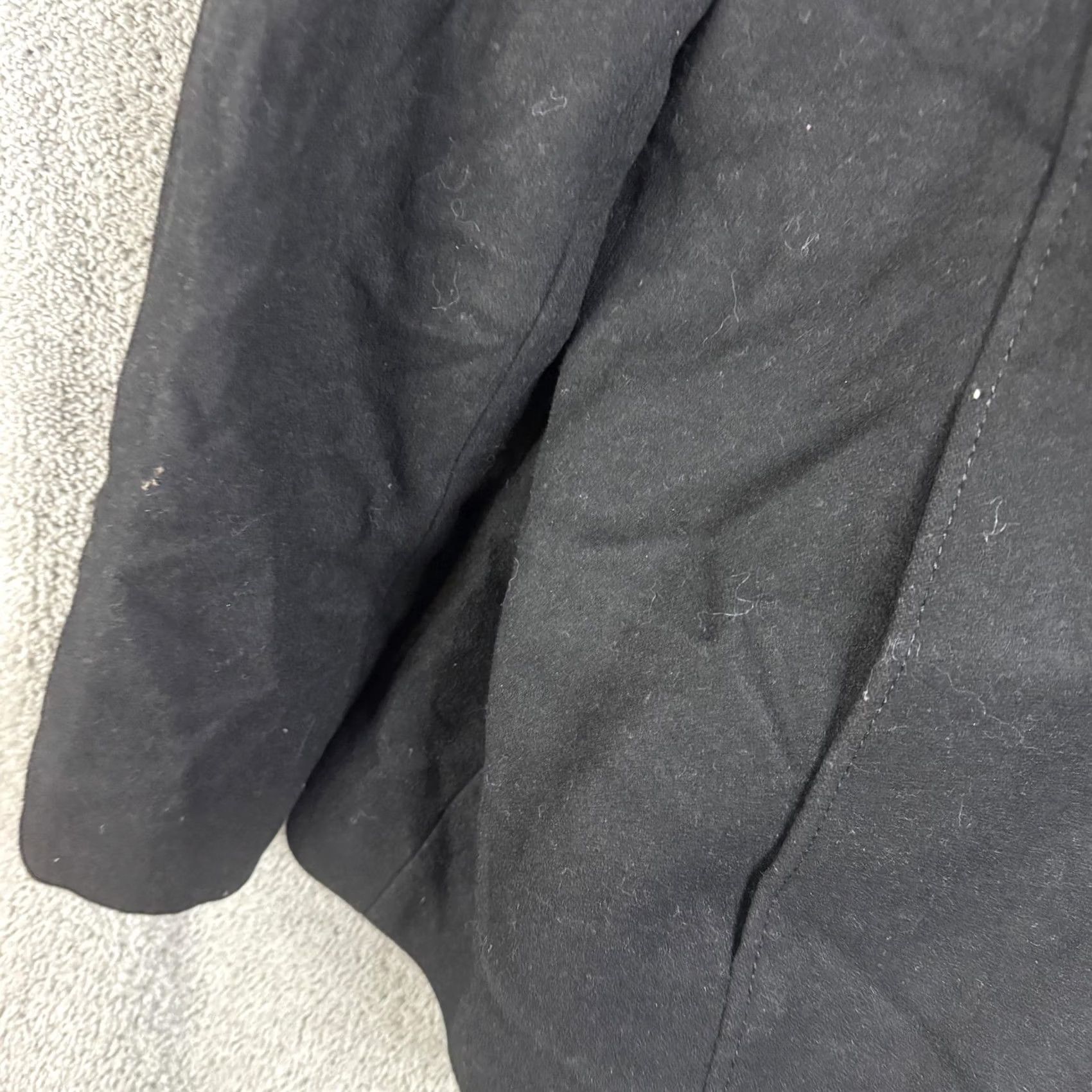 Vintage VINTAGE Donatella Wool Coat Womens XL Black Hooded Toggle Pockets Pea Mid Length Winter Size XL / US 12-14 / IT 48-50 - 2 Thumbnail