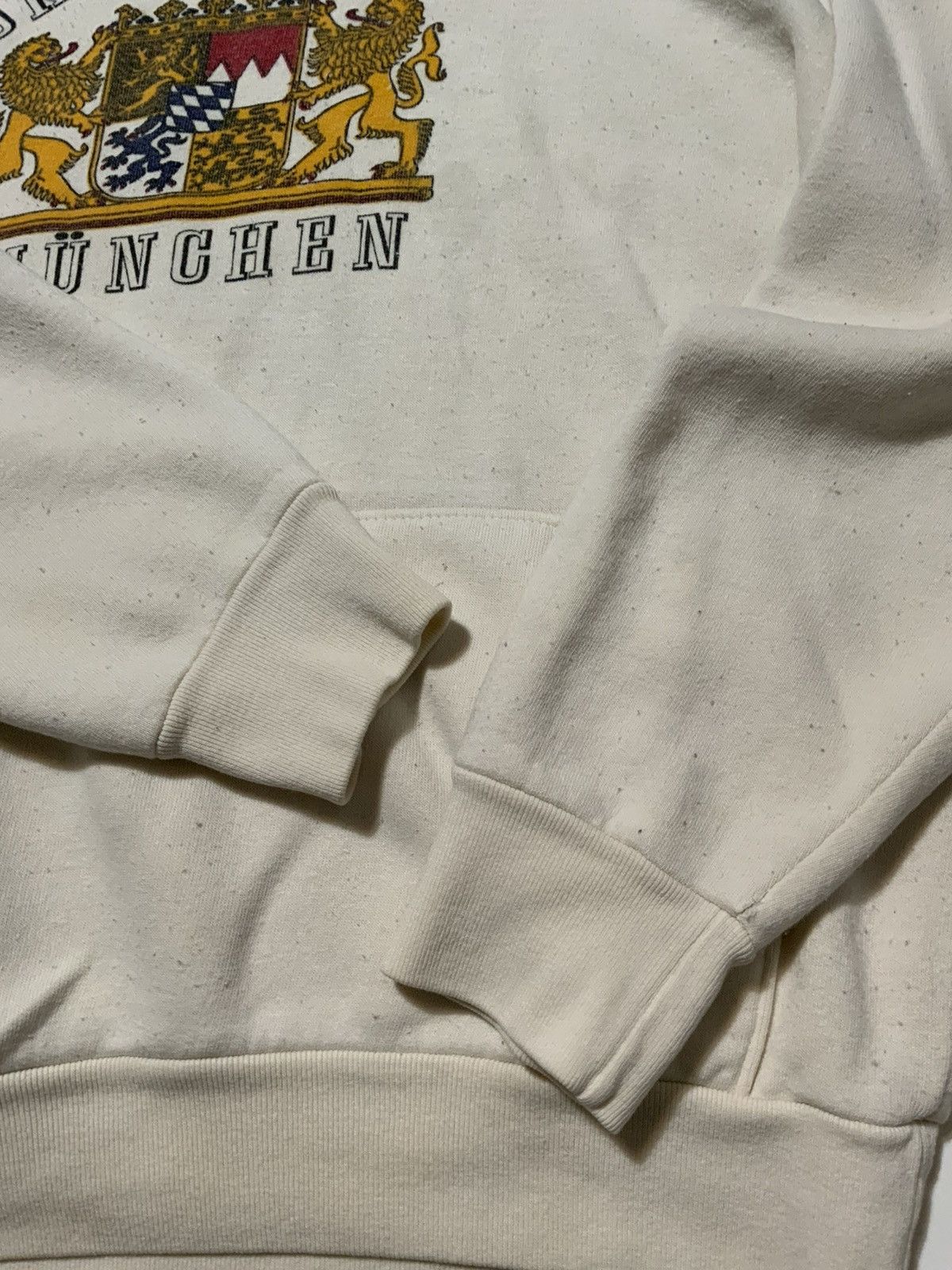 Vintage 80s Oktoberfest Muchen Bavarian Lion Crest Pullover Hoodie Size US M / EU 48-50 / 2 - 7 Thumbnail