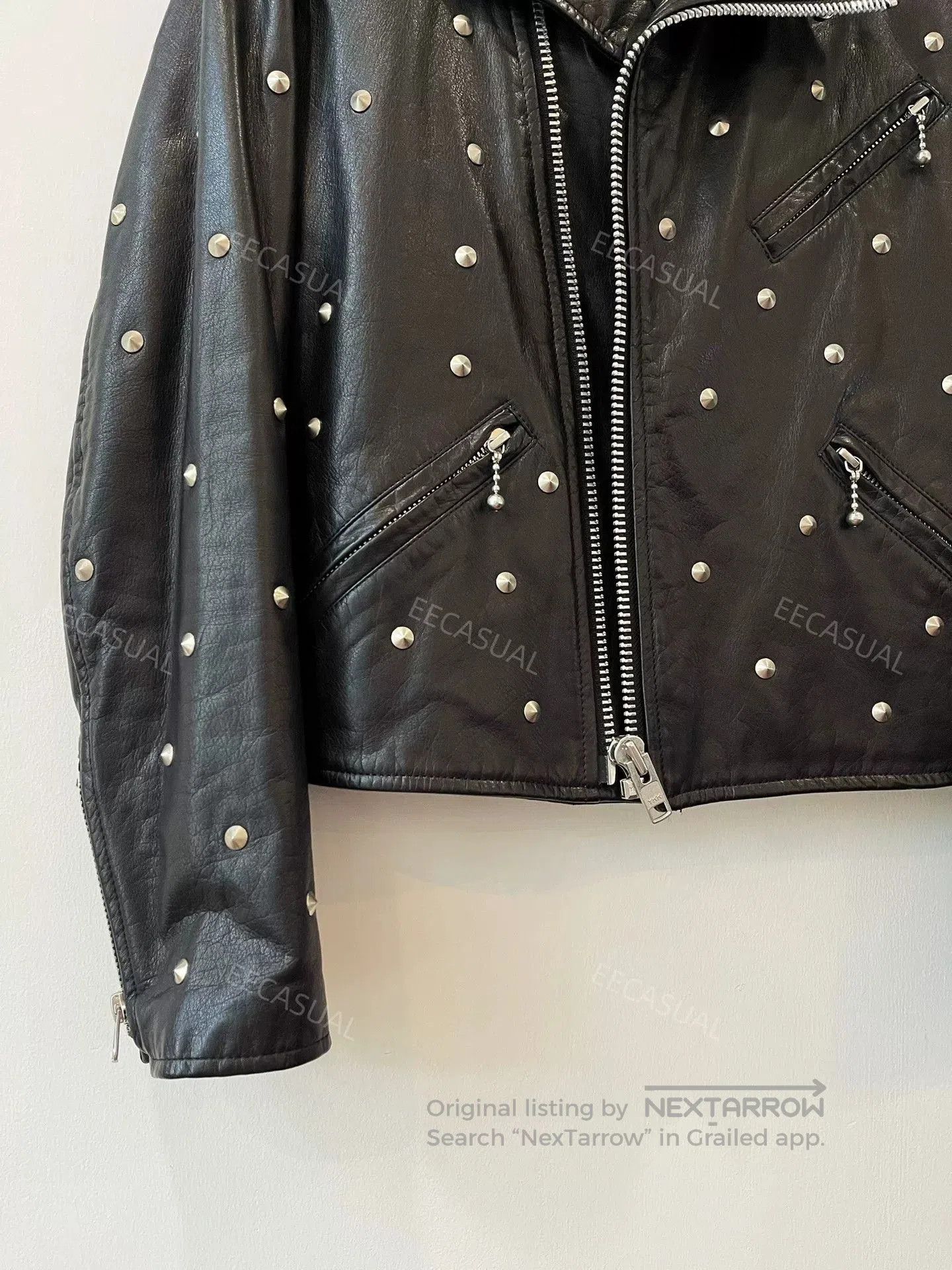 Junya Watanabe Junya Watanabe Black Studded Leather Jacket. Size US S / EU 44-46 / 1 - 4 Thumbnail