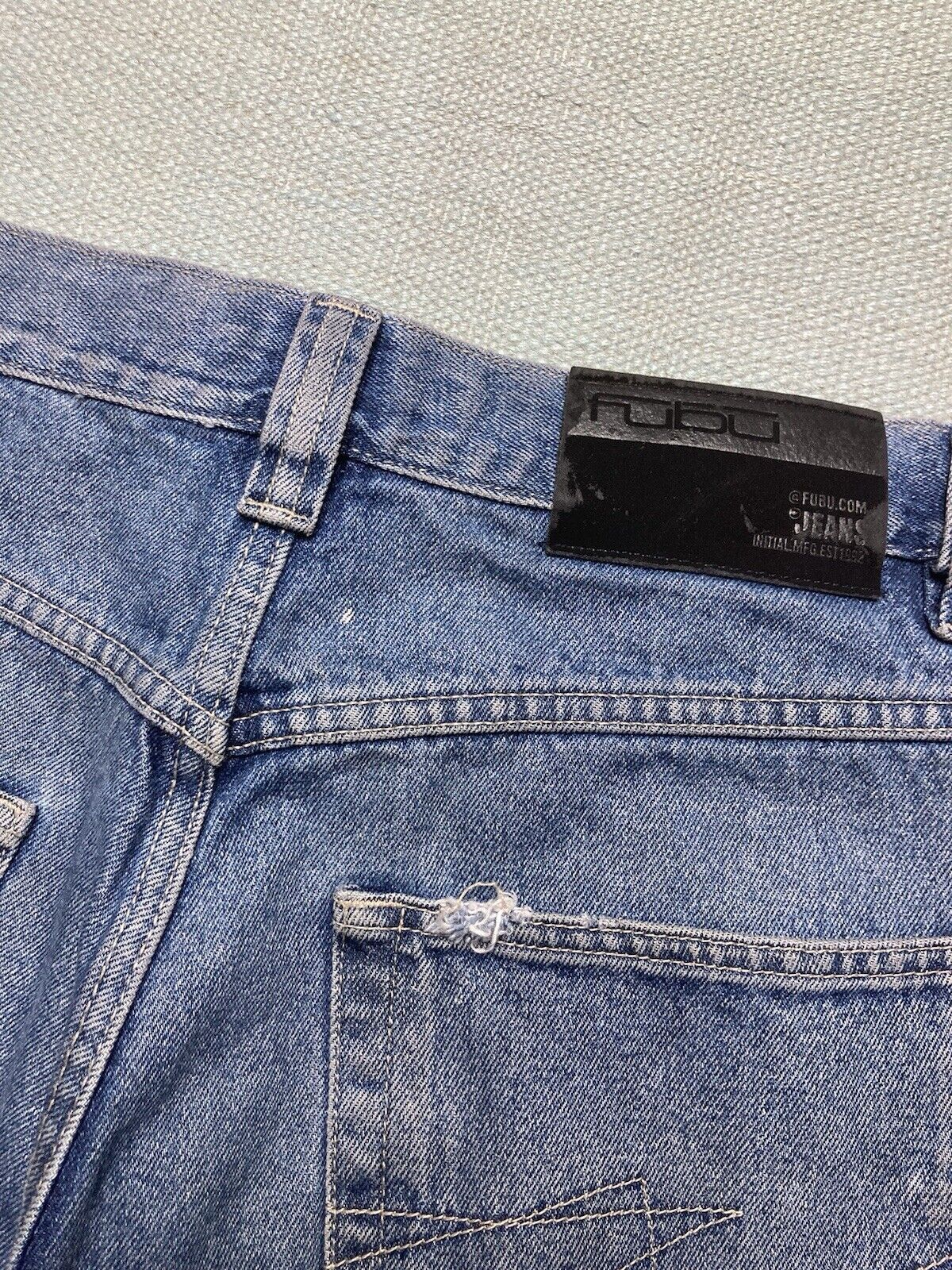 Fubu × Vintage y2k baggy jeans shorts jorts Fubu carpenter skater wide 35 Size US 35 - 4 Thumbnail