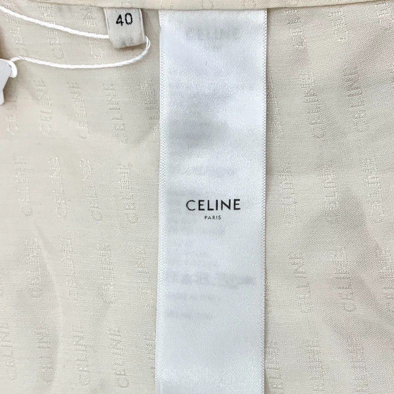 Celine Celine Yellow Button Cashmere Weave Jacket Size US M / EU 48-50 / 2 - 6 Thumbnail