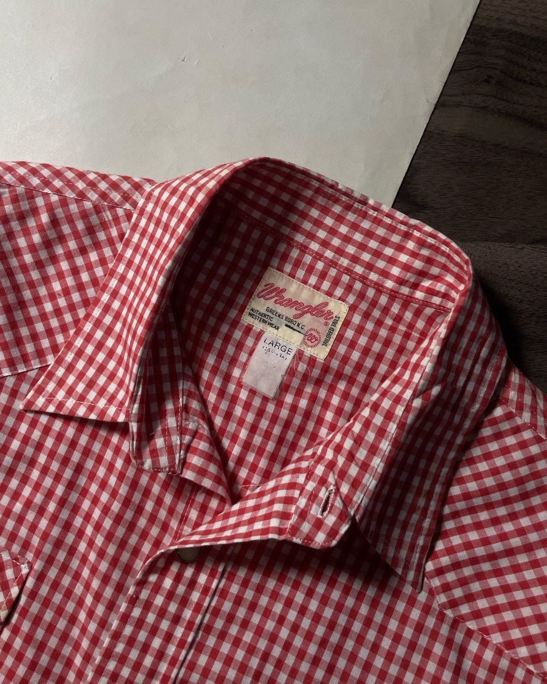 Wrangler Western Shirt Double Pocket WRANGLER Size L Size US L / EU 52-54 / 3 - 5 Thumbnail