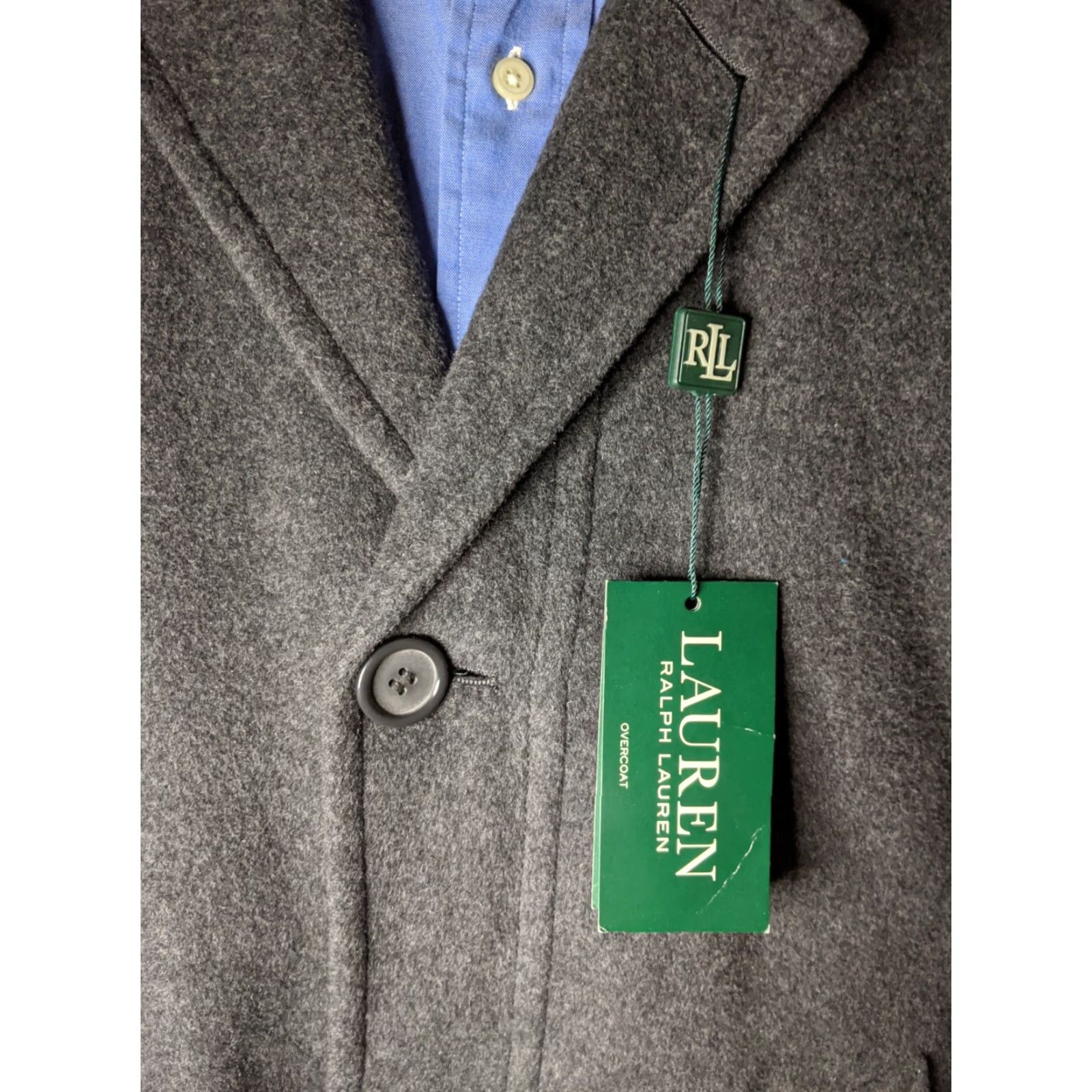 Ralph Lauren Ralph Lauren Car Coat (Gray) 38R Small Wool Flannel Quilt Lined Jacket - Regular Mens Size US XXS / EU 40 - 4 Thumbnail
