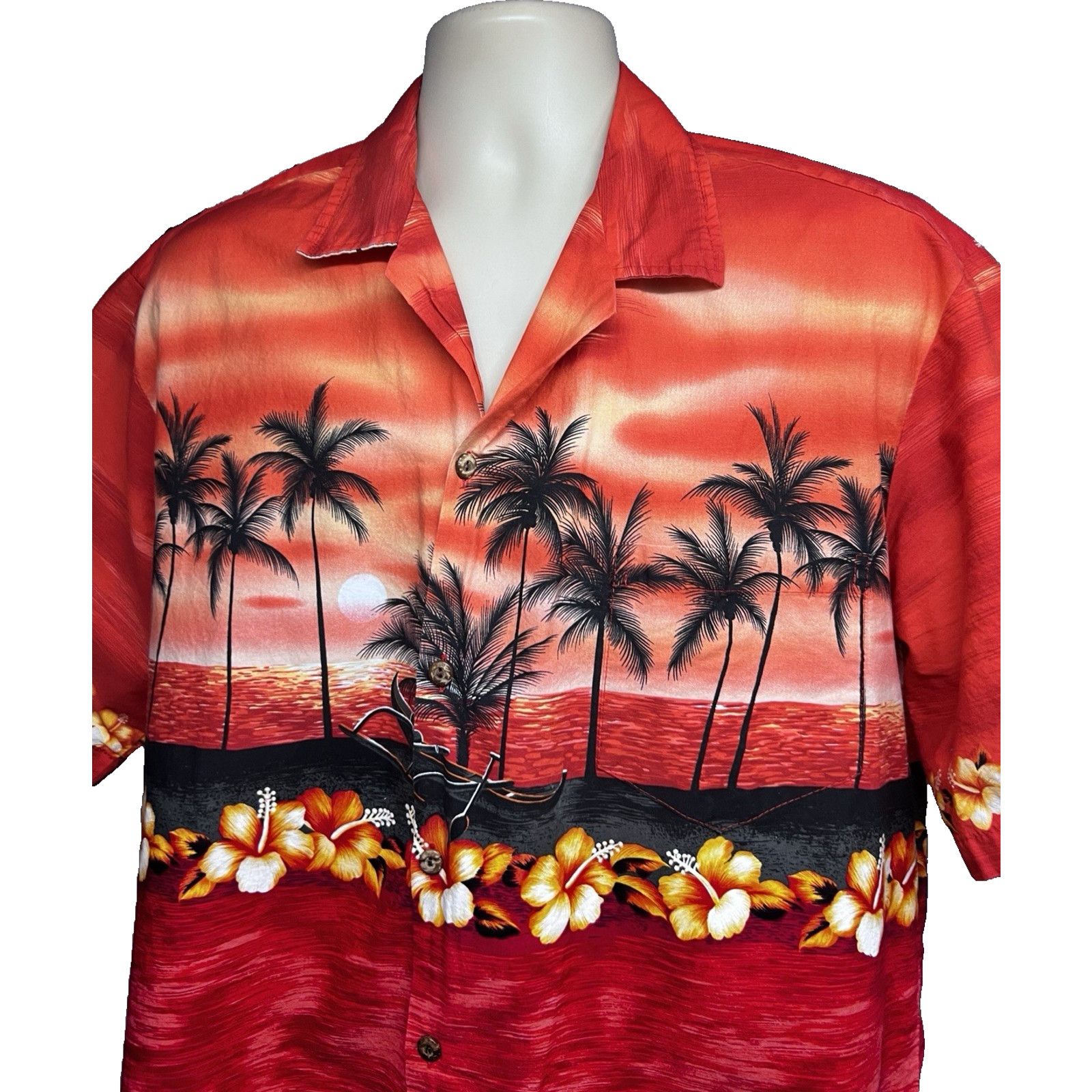 Vintage Winnie Fashion Vintage Hawaiian Button Up Shirt XL Pocket Size US XL / EU 56 / 4 - 3 Thumbnail