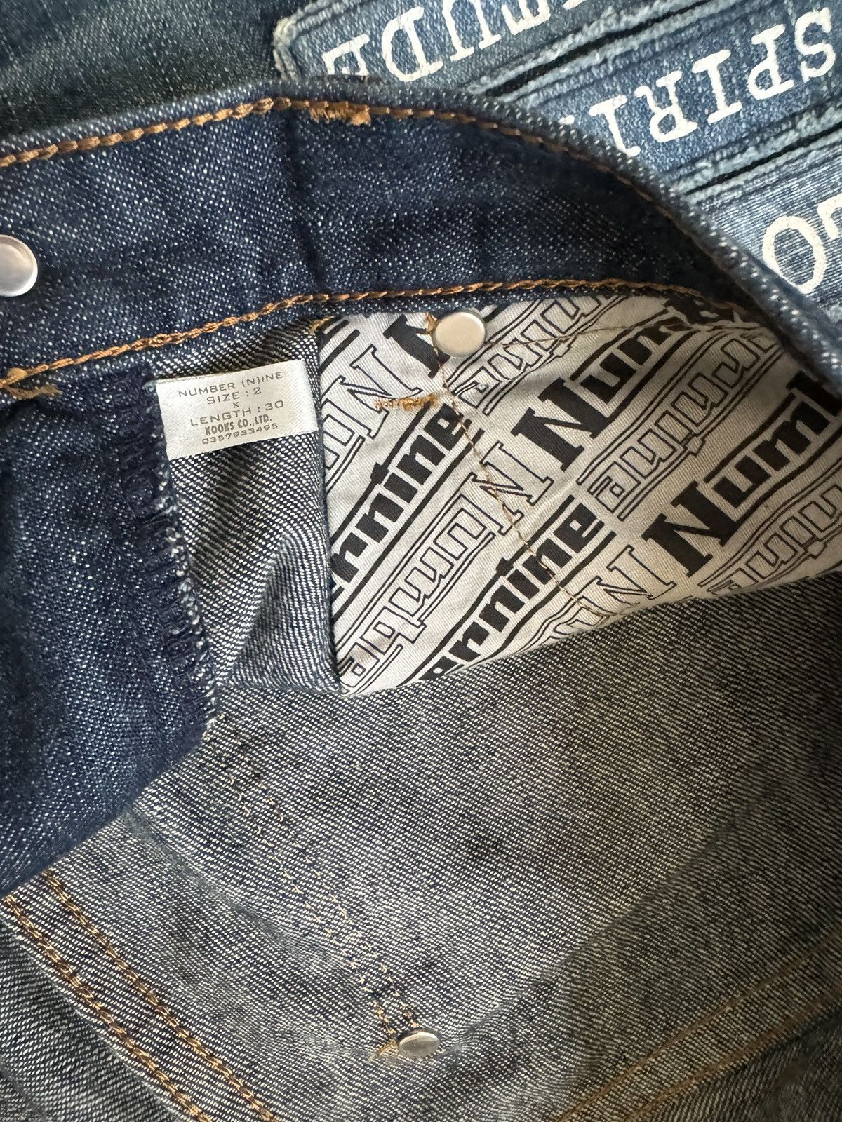 Japanese Brand × Number (N)ine × Undercover Number (n)ine poem patchwork denim Size US 30 / EU 46 - 4 Thumbnail