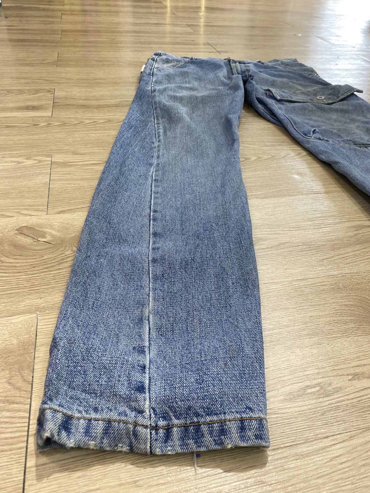 Japanese Brand Japanese Brand Carenaa Cargo Multi Pocket Jeans Size US 31 - 5 Thumbnail