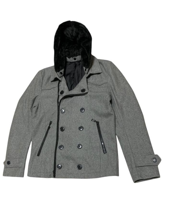 If Six Was Nine Vintage Semantic Design Wool Double Collar Jacket Nice Desig Size US M / EU 48-50 / 2 - 3 Thumbnail