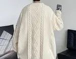 Japanese Brand Winter Twist Embroidery Knitwear Oversize Sweater Size US L / EU 52-54 / 3 - 3 Thumbnail