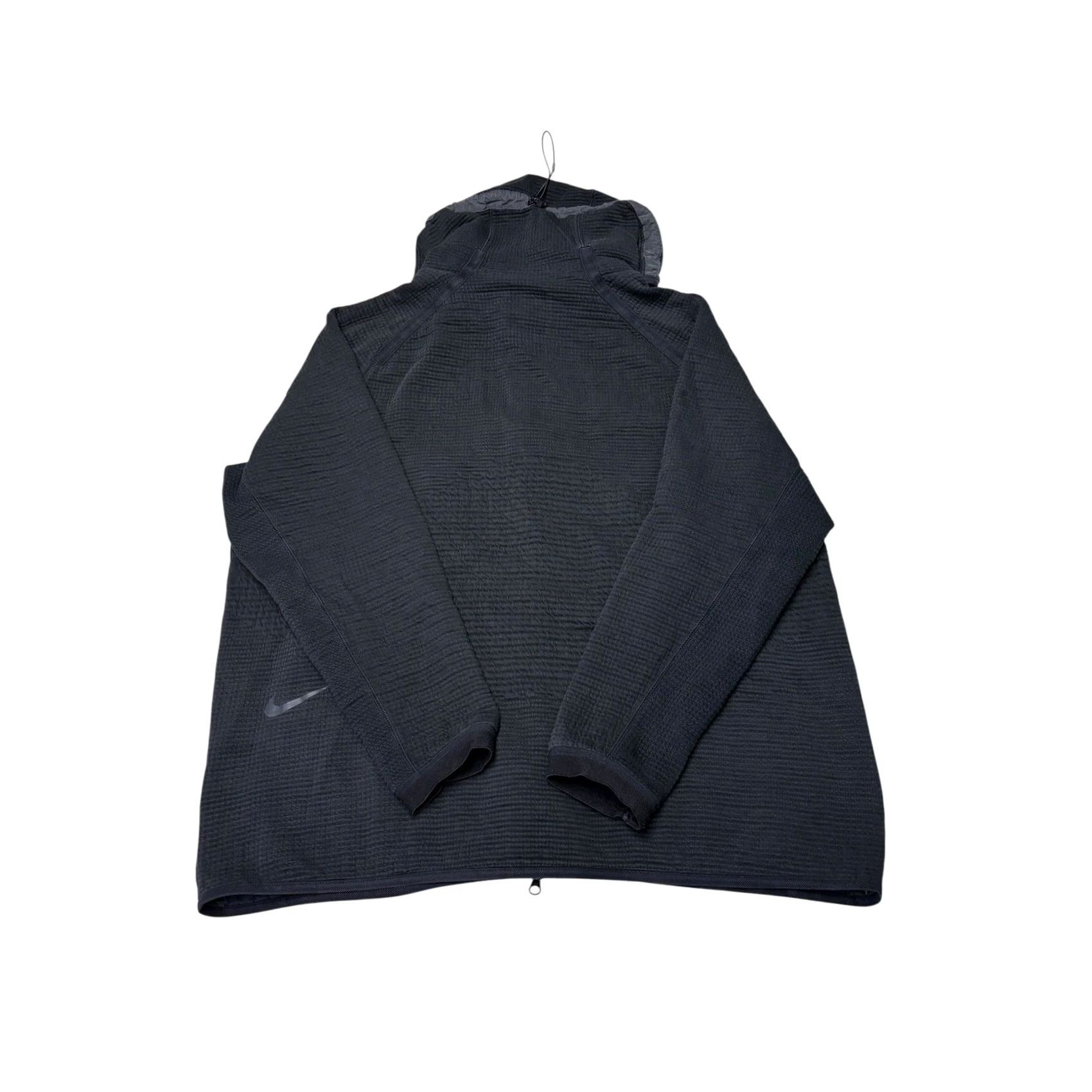 Nike Nike Tech Fleece Full Zip Hoodie Mens 2XL Charcoal Gray Textured Waffle Knit Zipper Pocket Nike Sportswear Size US XXL / EU 58 / 5 - 5 Thumbnail