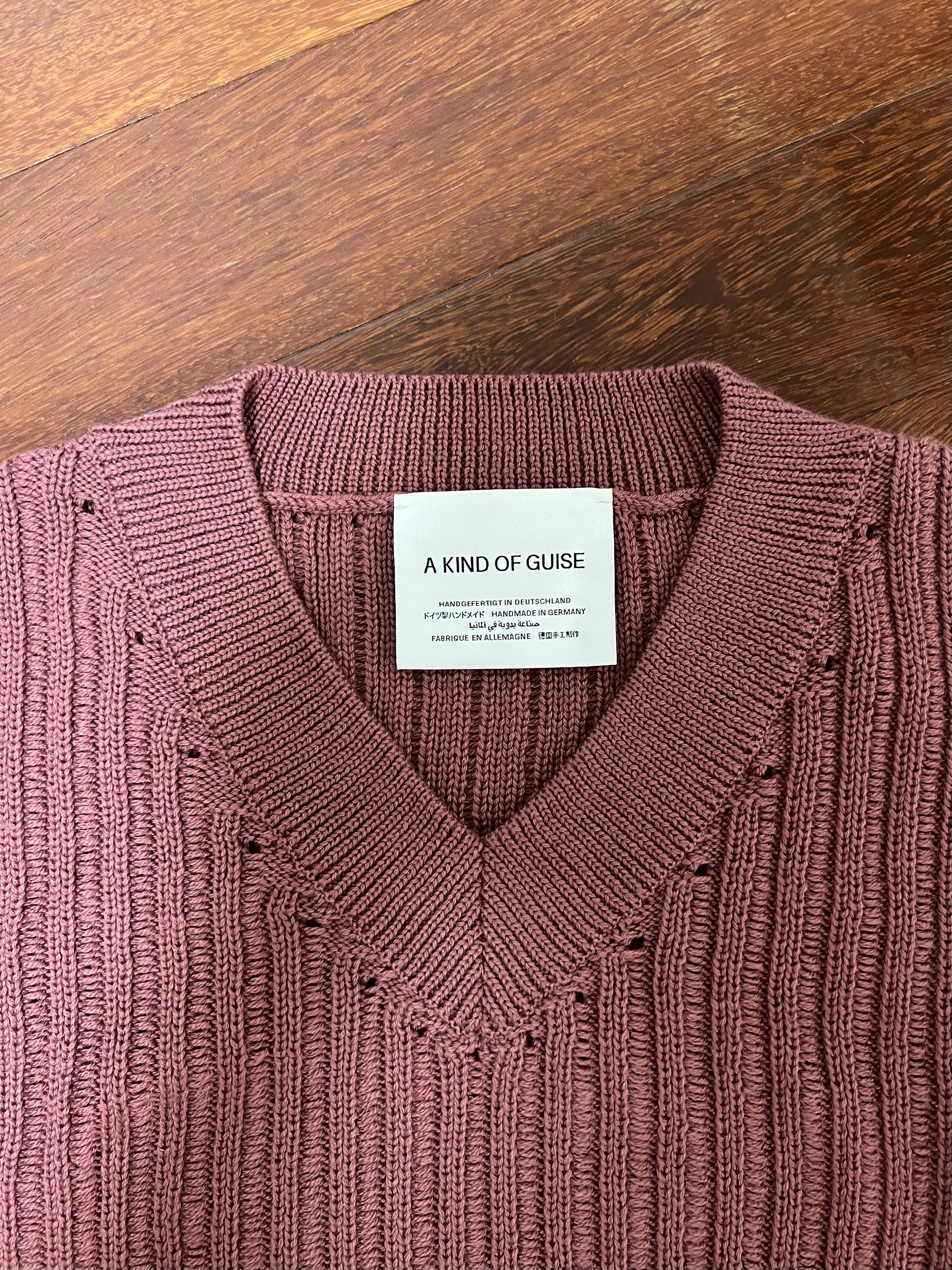 A Kind Of Guise 💚 SS24 A Kind Of Guise Saimir Knit Sweater Roze Small NEW Size US S / EU 44-46 / 1 - 10 Thumbnail