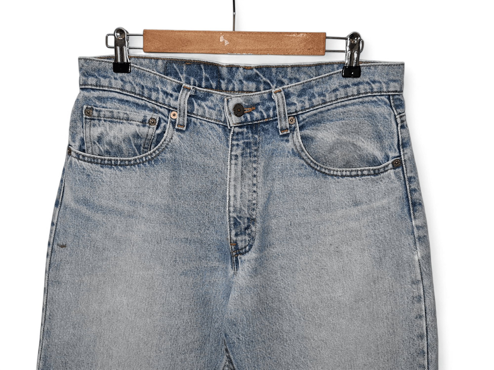 Levi's 90s Vintage Levi's blue washed denim made in USA jeans pants Size US 33 - 6 Thumbnail