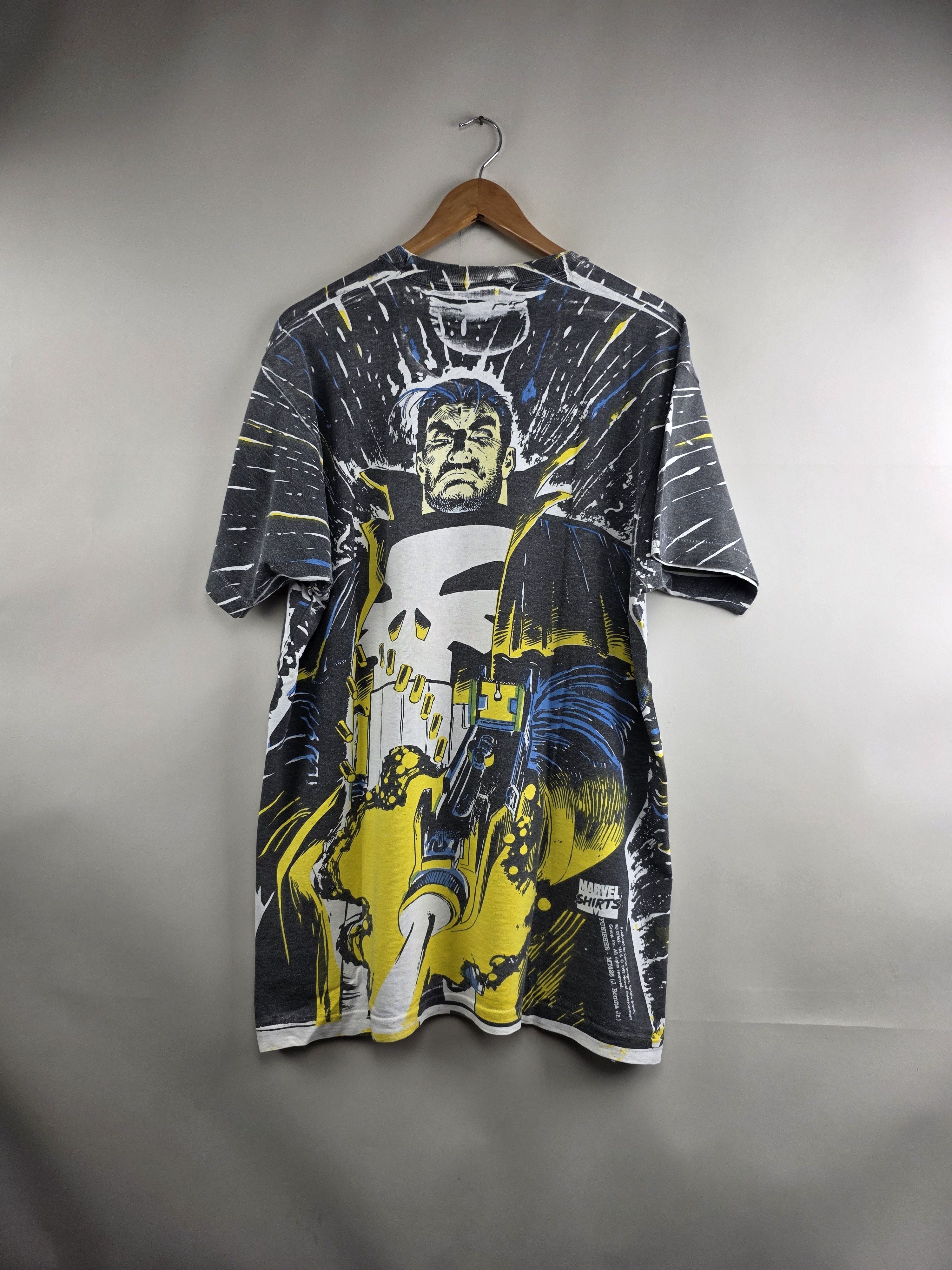 Marvel Comics × Vintage 1992 Marvel Comics Punisher Mega print XL 23" 31.5" Size US XL / EU 56 / 4 - 7 Thumbnail