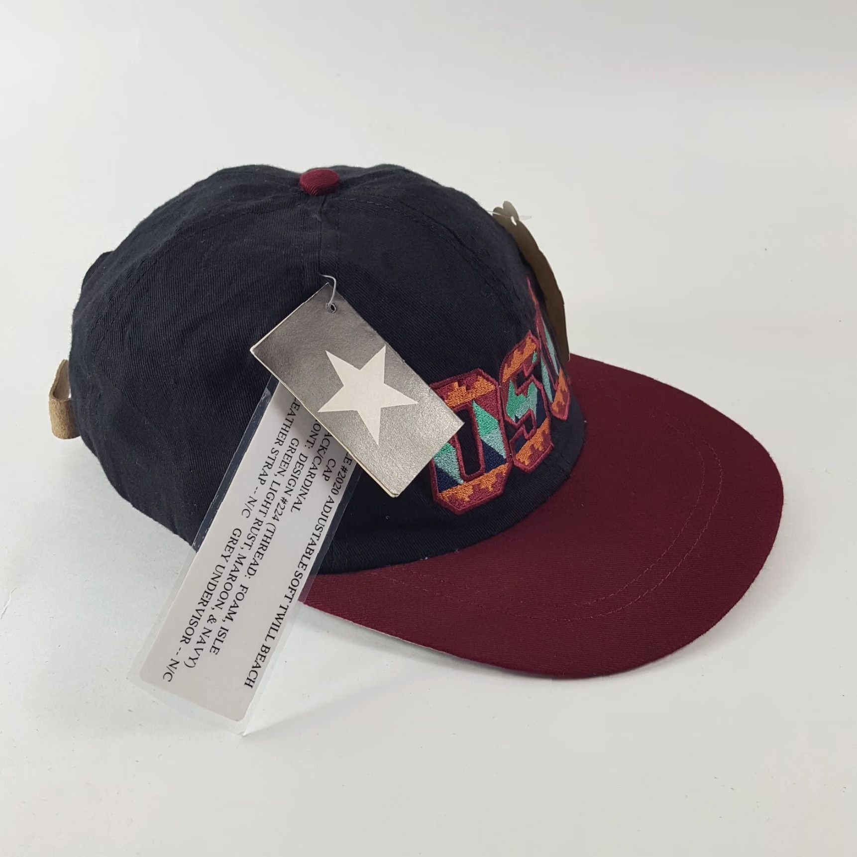 Vintage VINTAGE OSU Snapback Hat College Football Baseball Cap One Size Black Buckeyes 90s Y2K Mens Size ONE SIZE - 3 Thumbnail