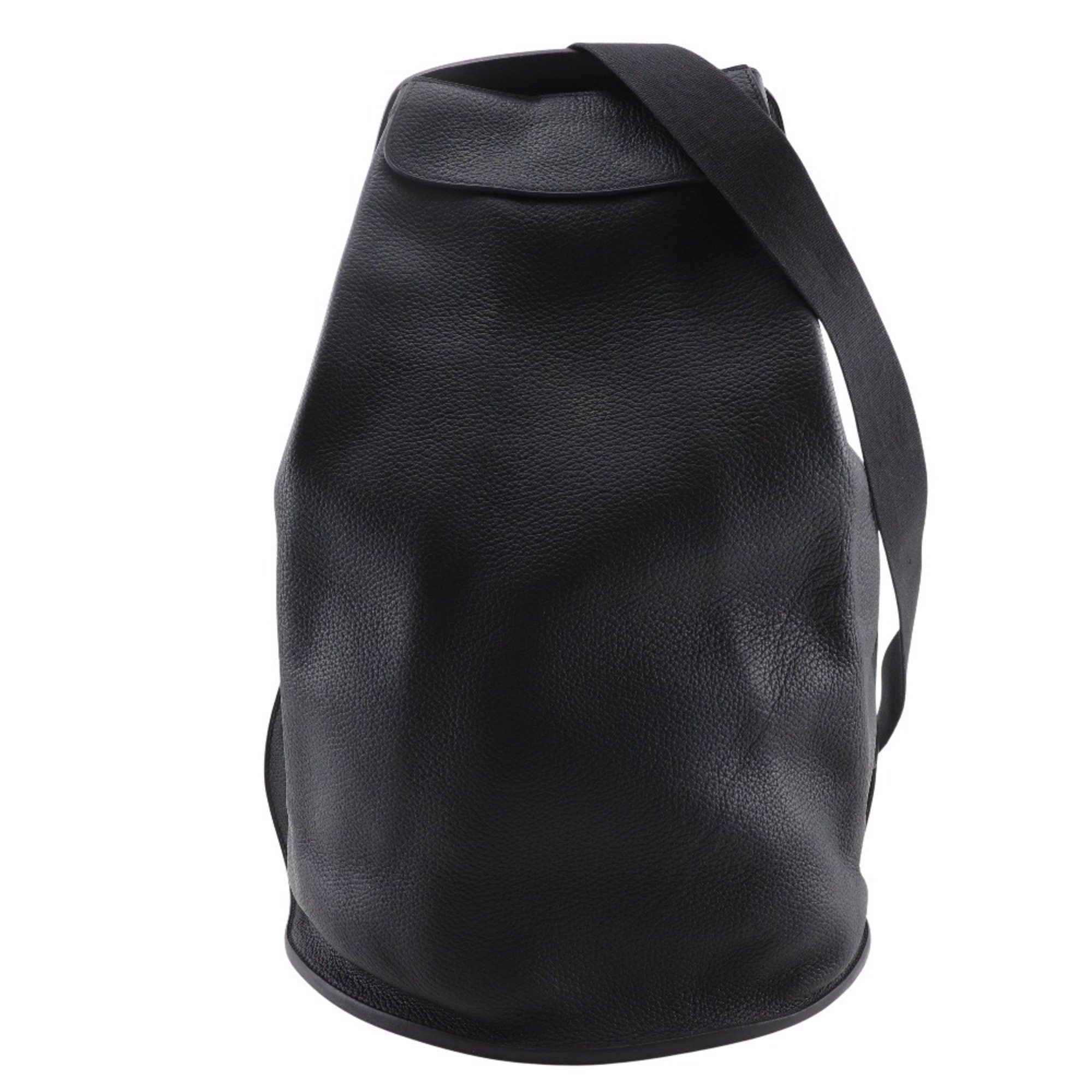 Hermes Sherpa Marine Shoulder Bag Taurillon Clemence 1995 Black Y A5 Unisex H141525918, Women's