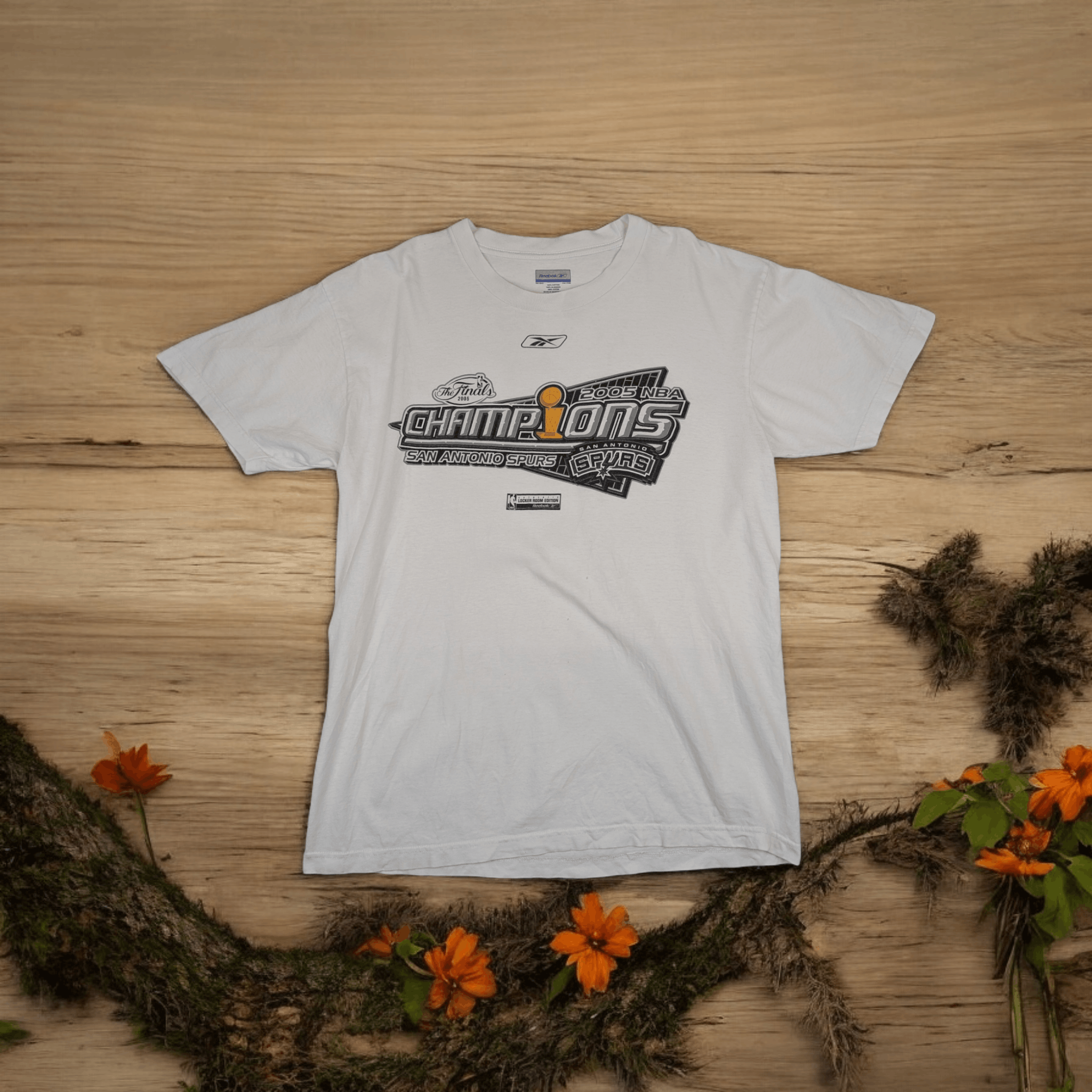 NBA REEBOK 2005 NBA Champions San Antonio Spurs T-Shirt Size US M / EU 48-50 / 2 - 1 Thumbnail