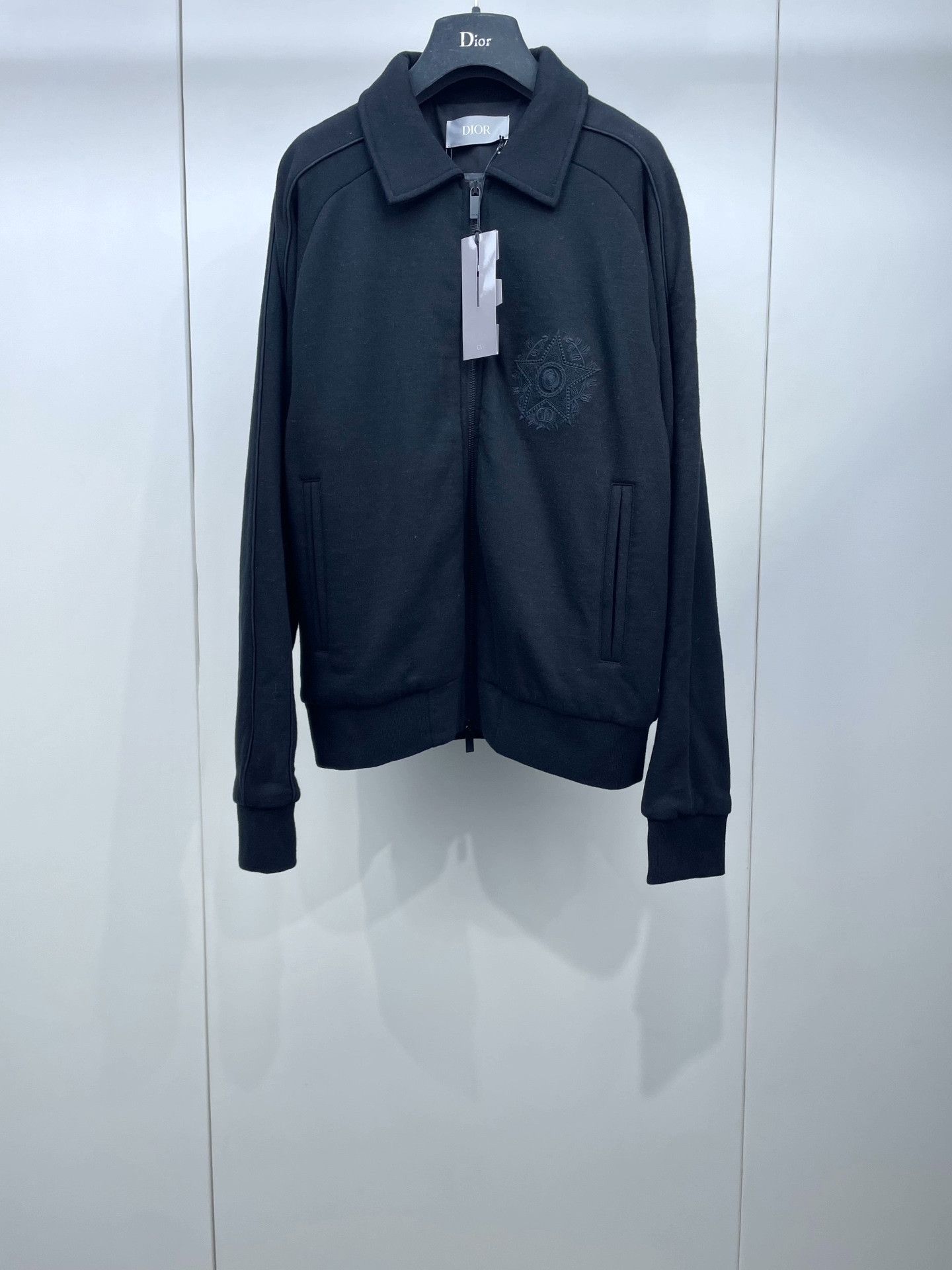 Dior Dior Black Embroidered Lucky Star Jacket Size US M / EU 48-50 / 2 - 1 Thumbnail