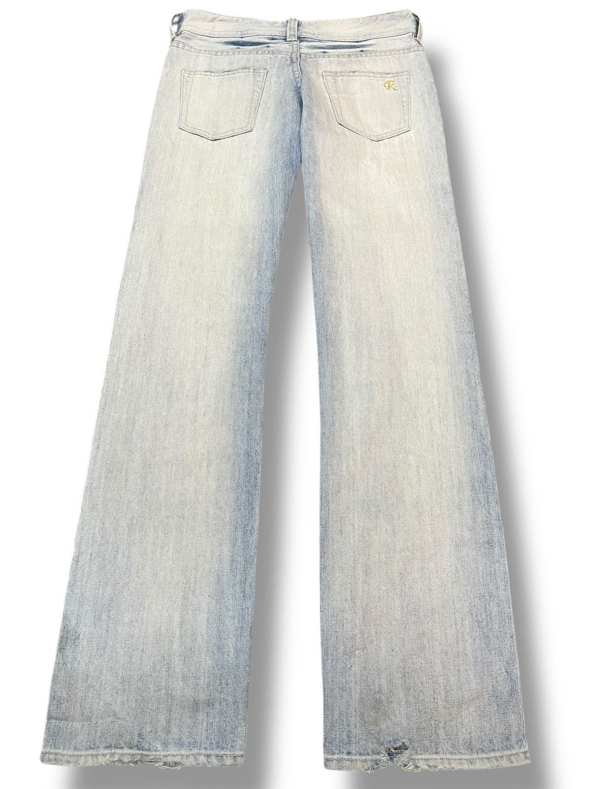 Japanese Brand Vintage Ristty Faded Grunge Distressed Denim Size US 28 / EU 44 - 5 Thumbnail