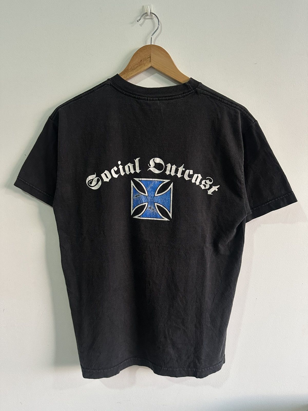 Outkast × Rap Tees × Vintage Vintage Social Outcast SOC Tshirt Inspired West Coast Choper Size US M / EU 48-50 / 2 - 3 Thumbnail